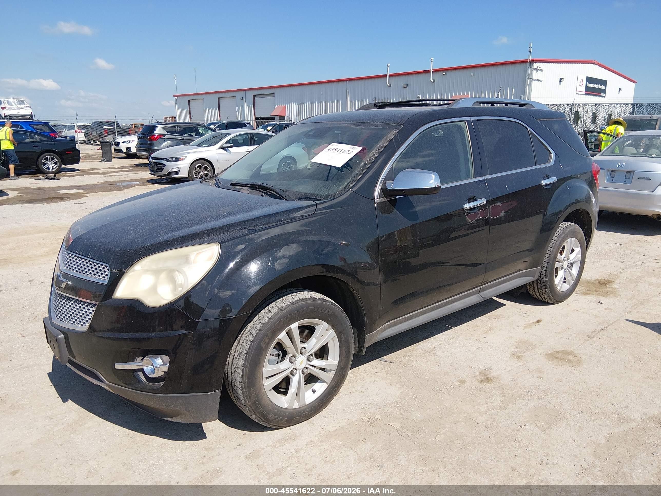 2013 Chevrolet Equinox Ltz Черный vin: 2GNALFEK2D6247887