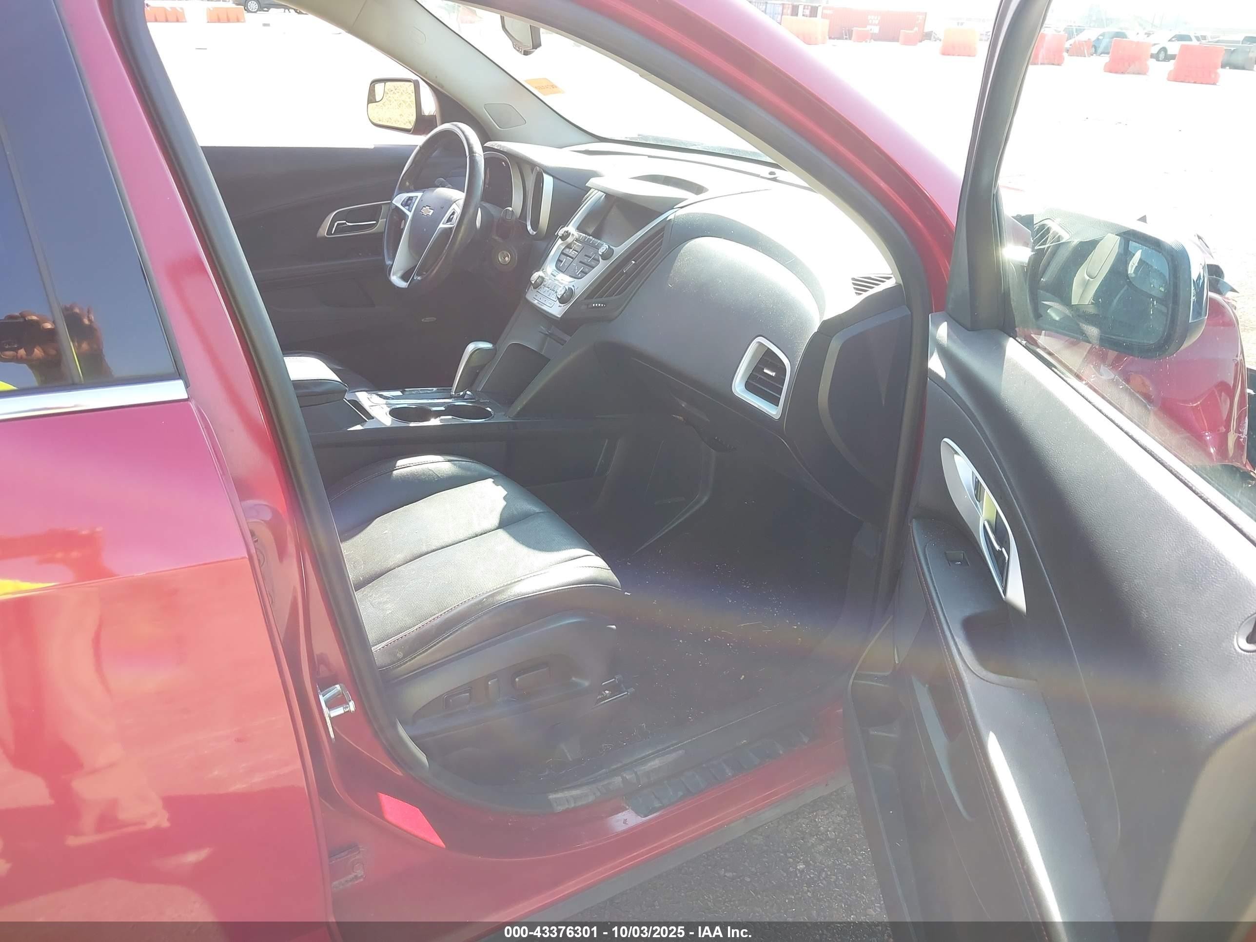 2013 Chevrolet Equinox Ltz Red vin: 2GNALFEK2D6305982