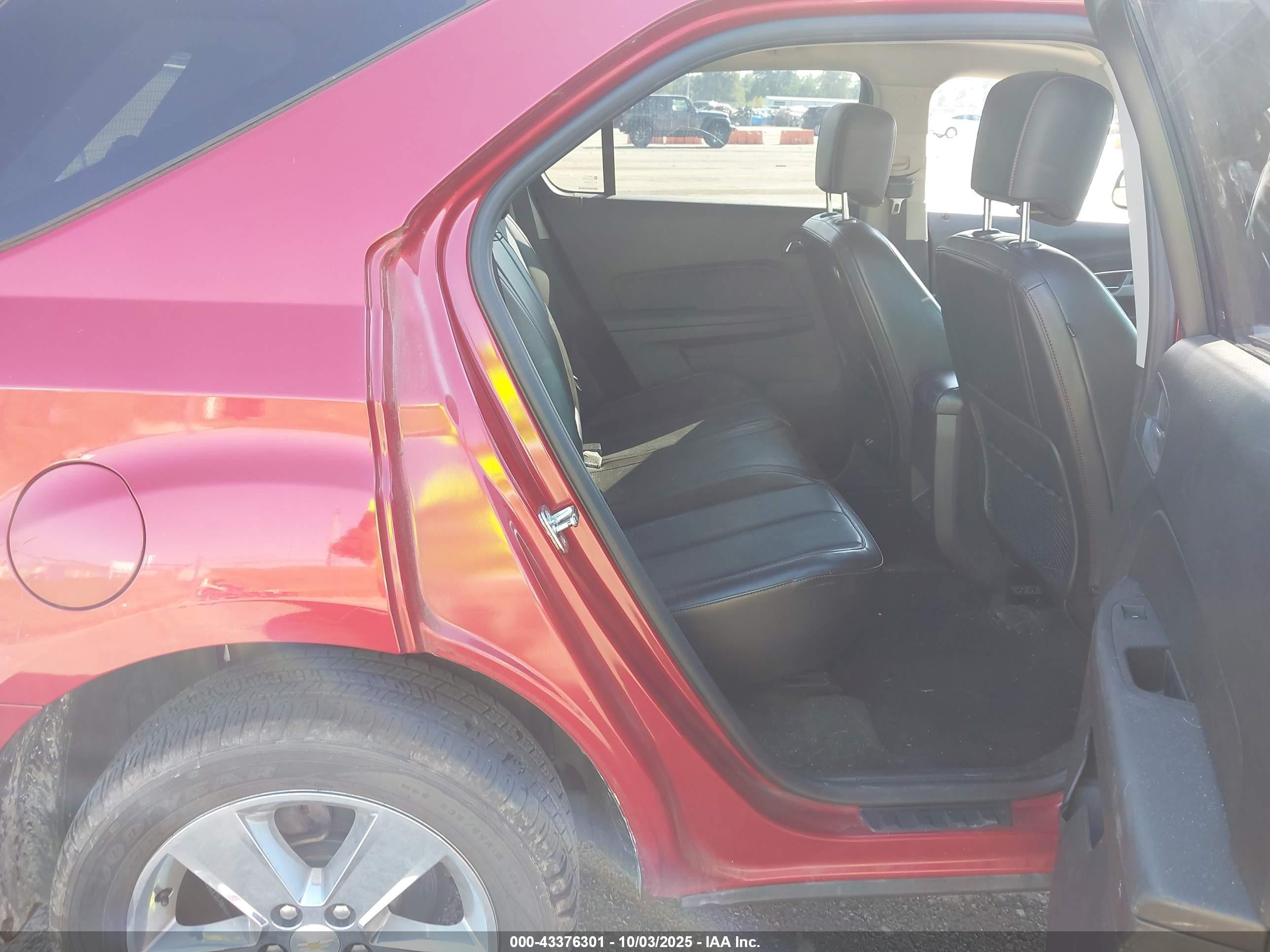 2013 Chevrolet Equinox Ltz Red vin: 2GNALFEK2D6305982