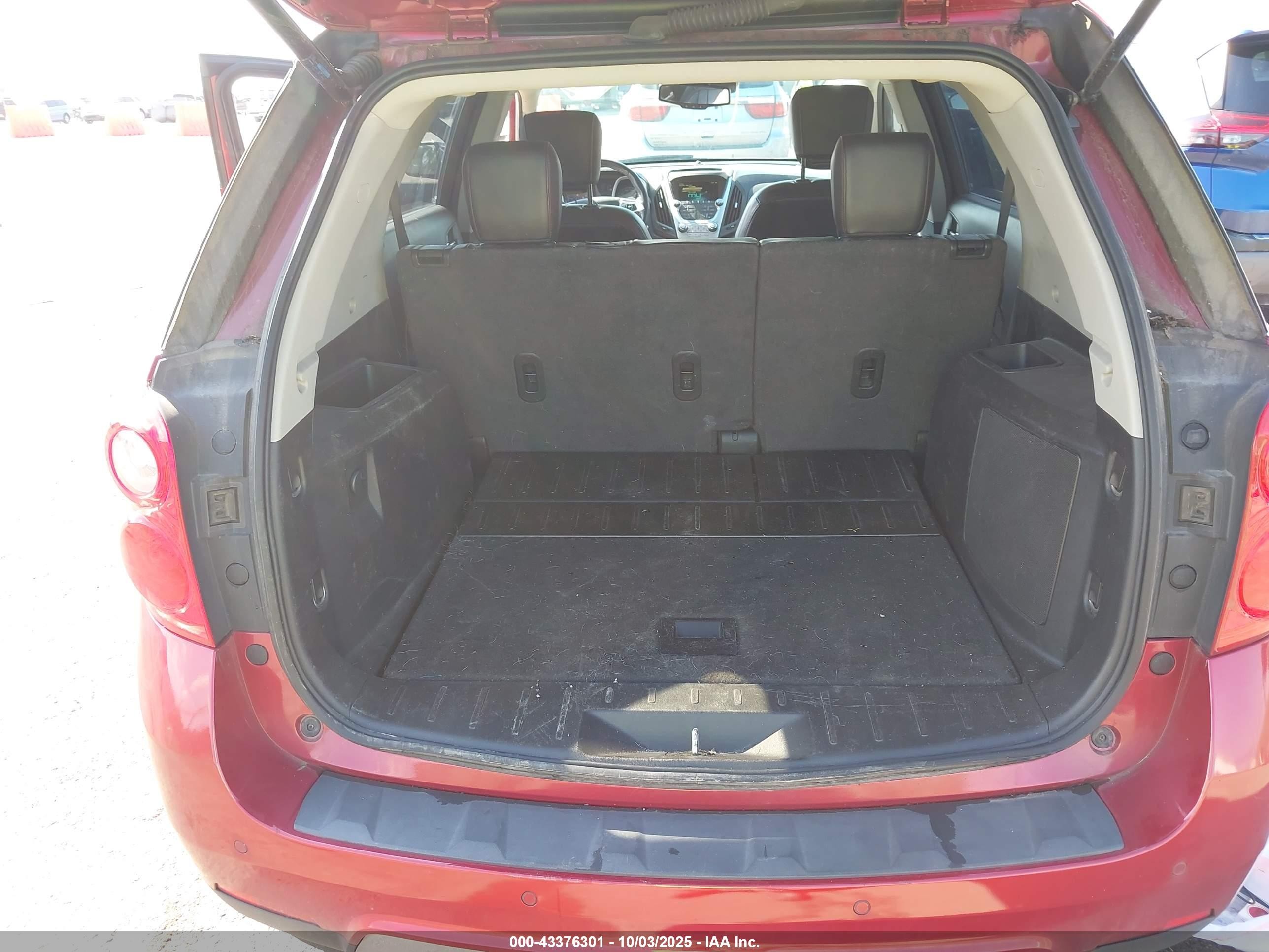 2013 Chevrolet Equinox Ltz Red vin: 2GNALFEK2D6305982