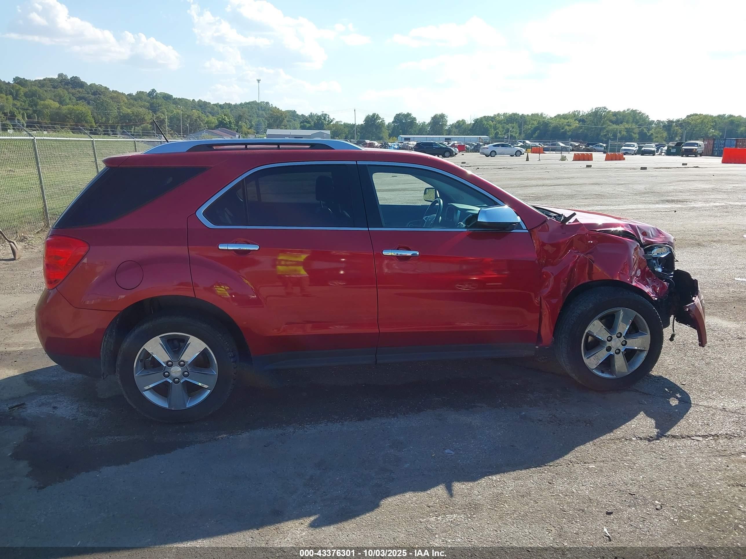 2013 Chevrolet Equinox Ltz Red vin: 2GNALFEK2D6305982