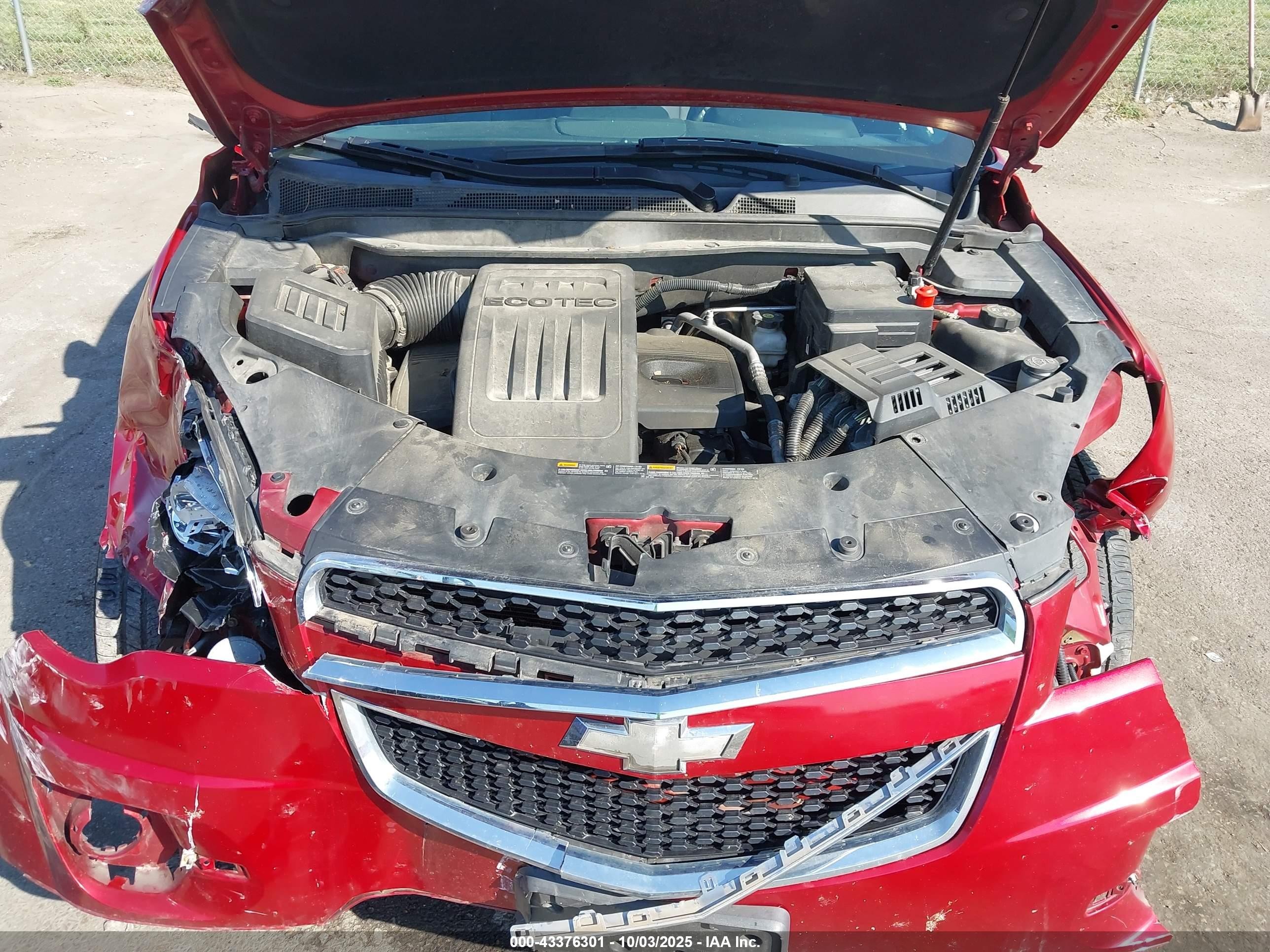 2013 Chevrolet Equinox Ltz Red vin: 2GNALFEK2D6305982