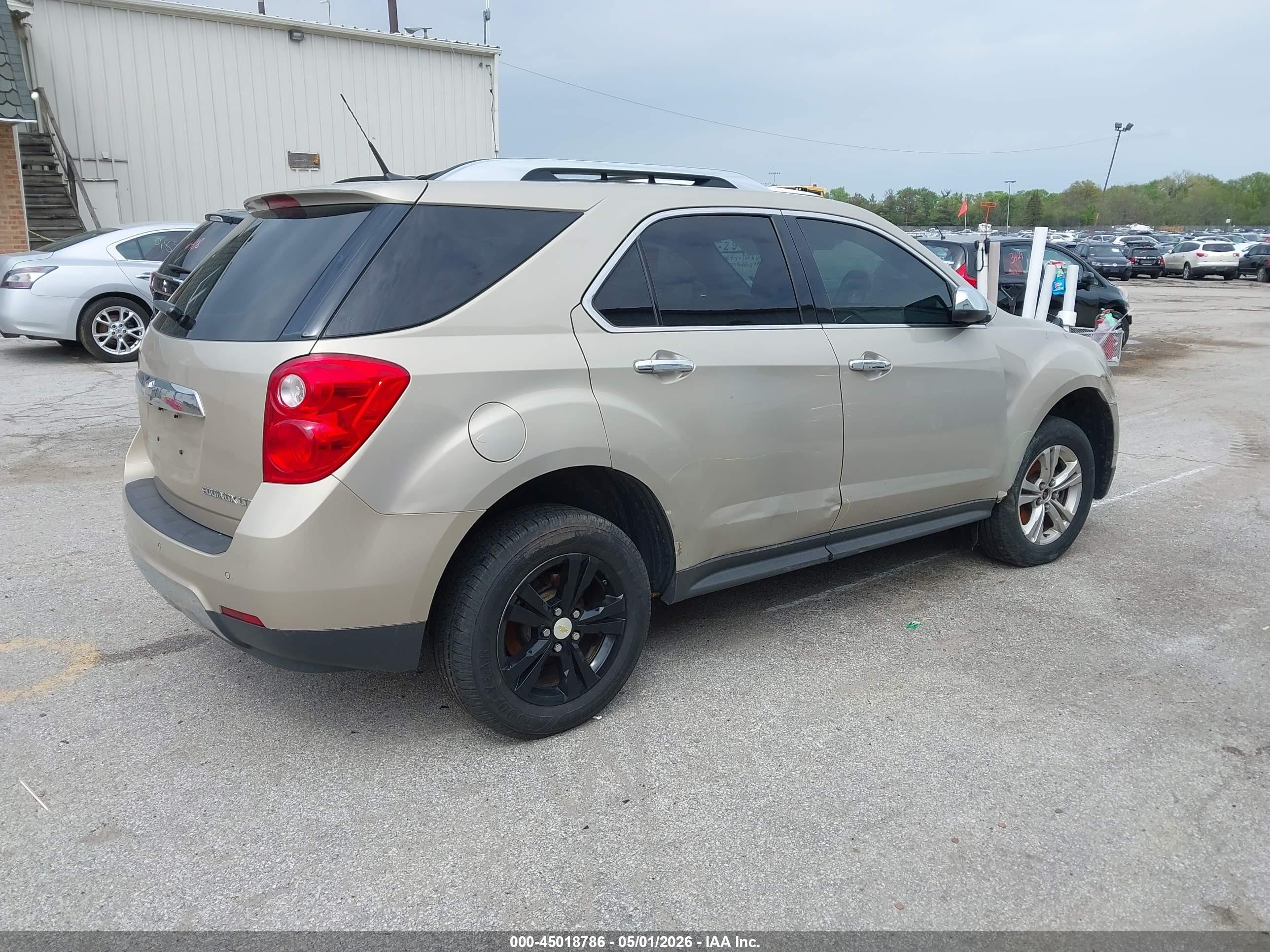 2012 Chevrolet Equinox Ltz Золотой vin: 2GNALFEK3C1282787
