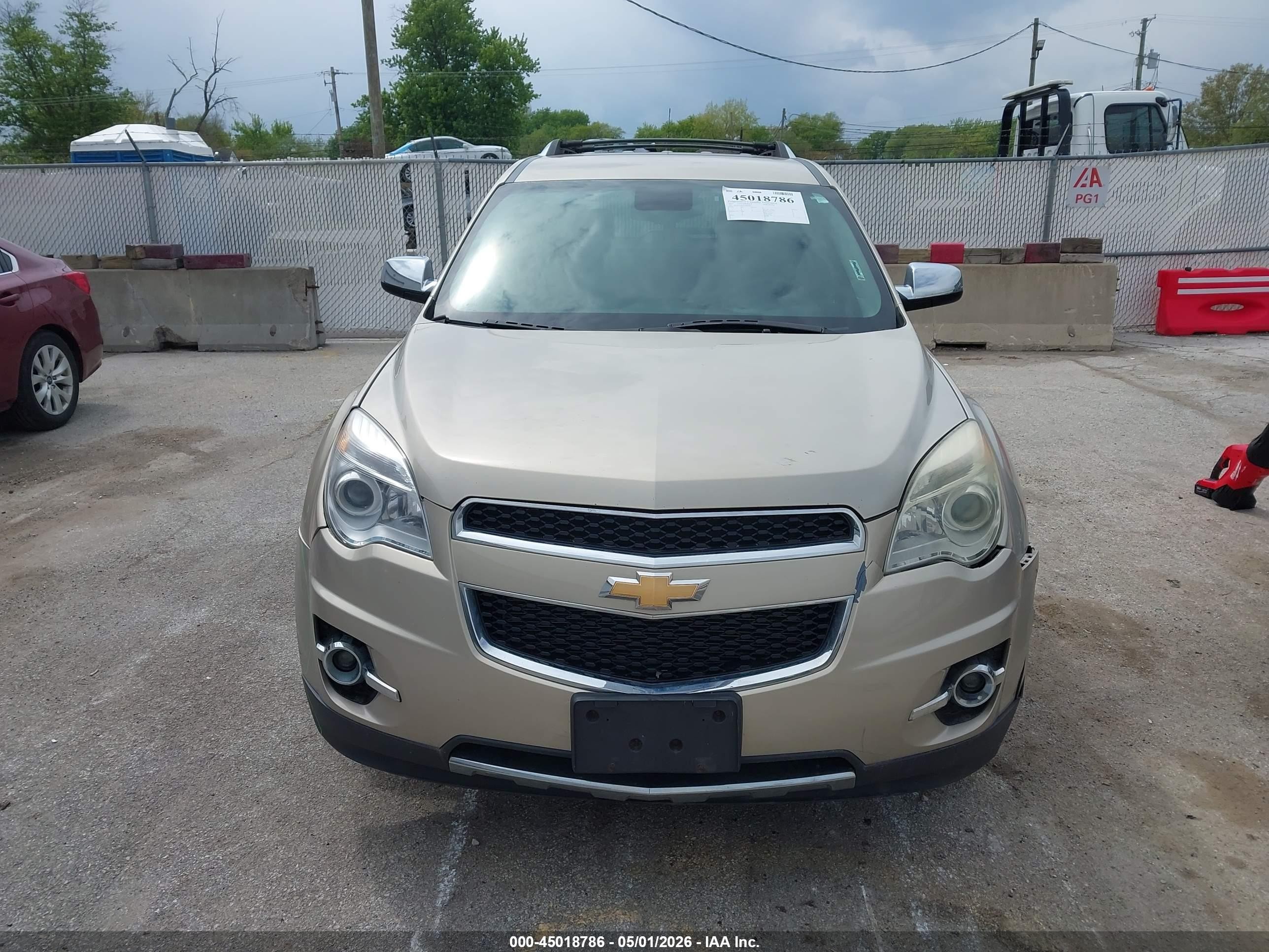 2012 Chevrolet Equinox Ltz Золотой vin: 2GNALFEK3C1282787