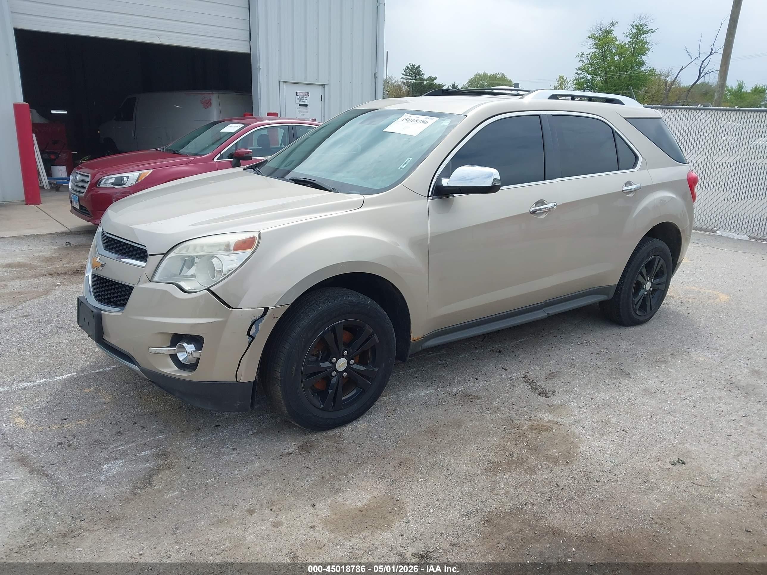 2012 Chevrolet Equinox Ltz Золотой vin: 2GNALFEK3C1282787