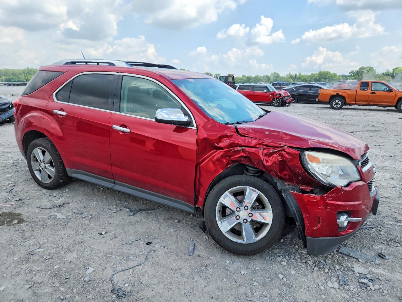 2013 Chevrolet Equinox Ltz Red vin: 2GNALFEK4D1168959