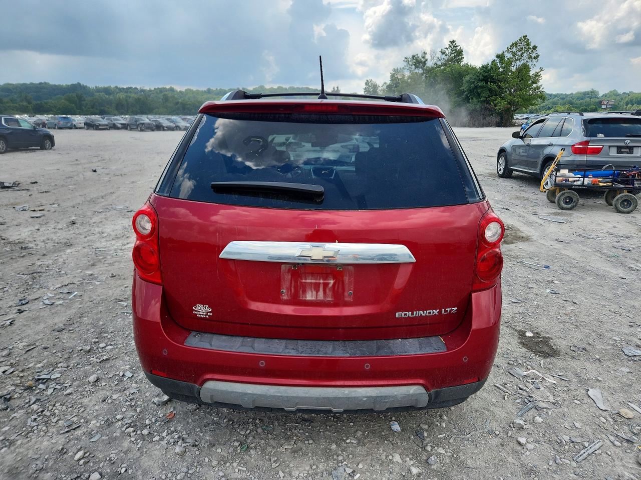 2013 Chevrolet Equinox Ltz Red vin: 2GNALFEK4D1168959