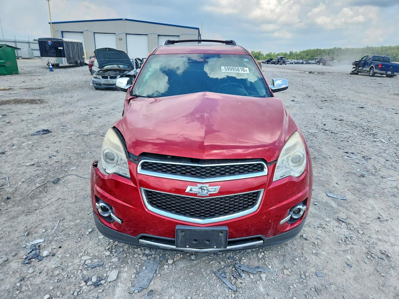 2013 Chevrolet Equinox Ltz Red vin: 2GNALFEK4D1168959