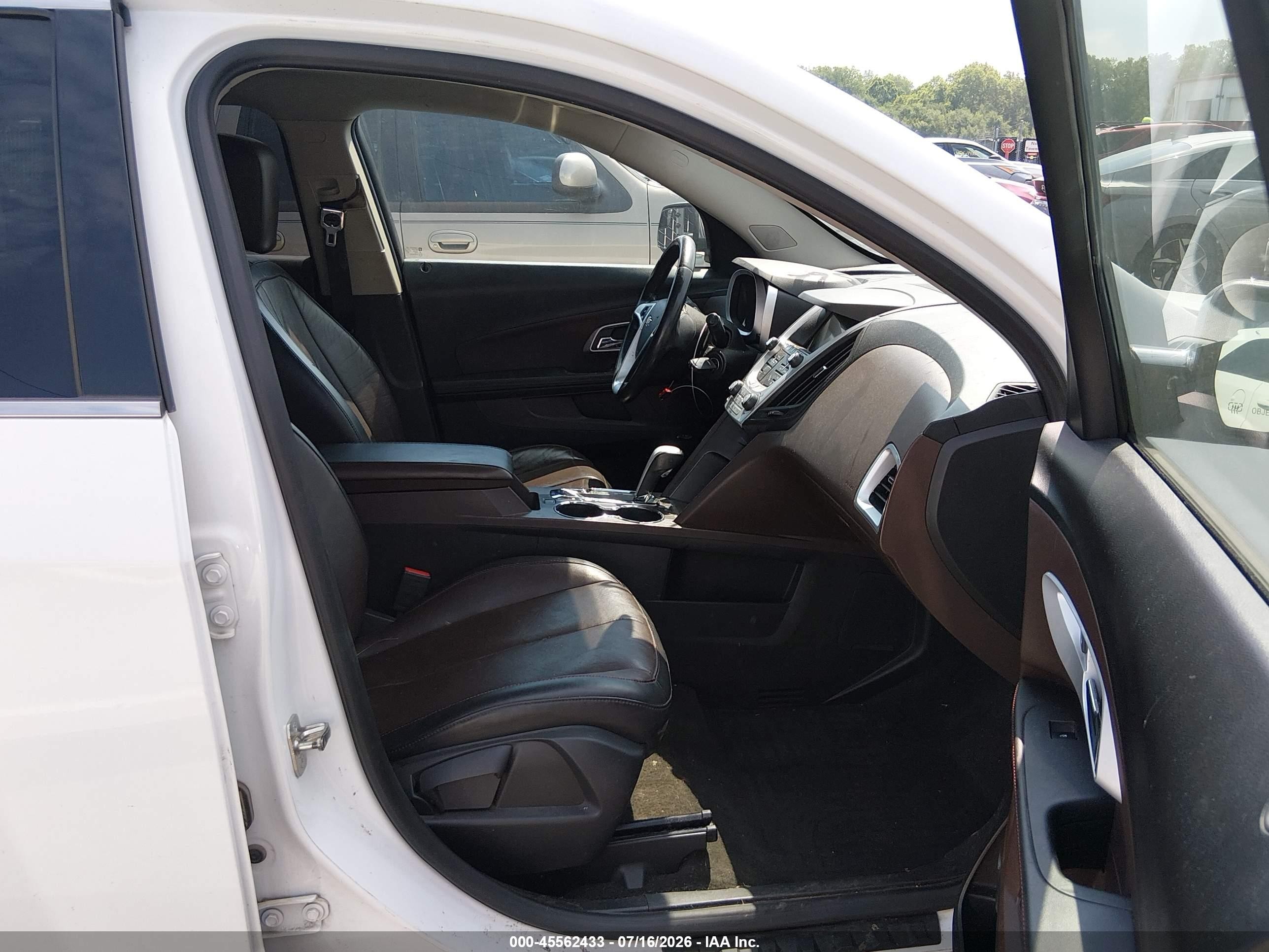 2012 Chevrolet Equinox Ltz Белый vin: 2GNALFEK5C1235535