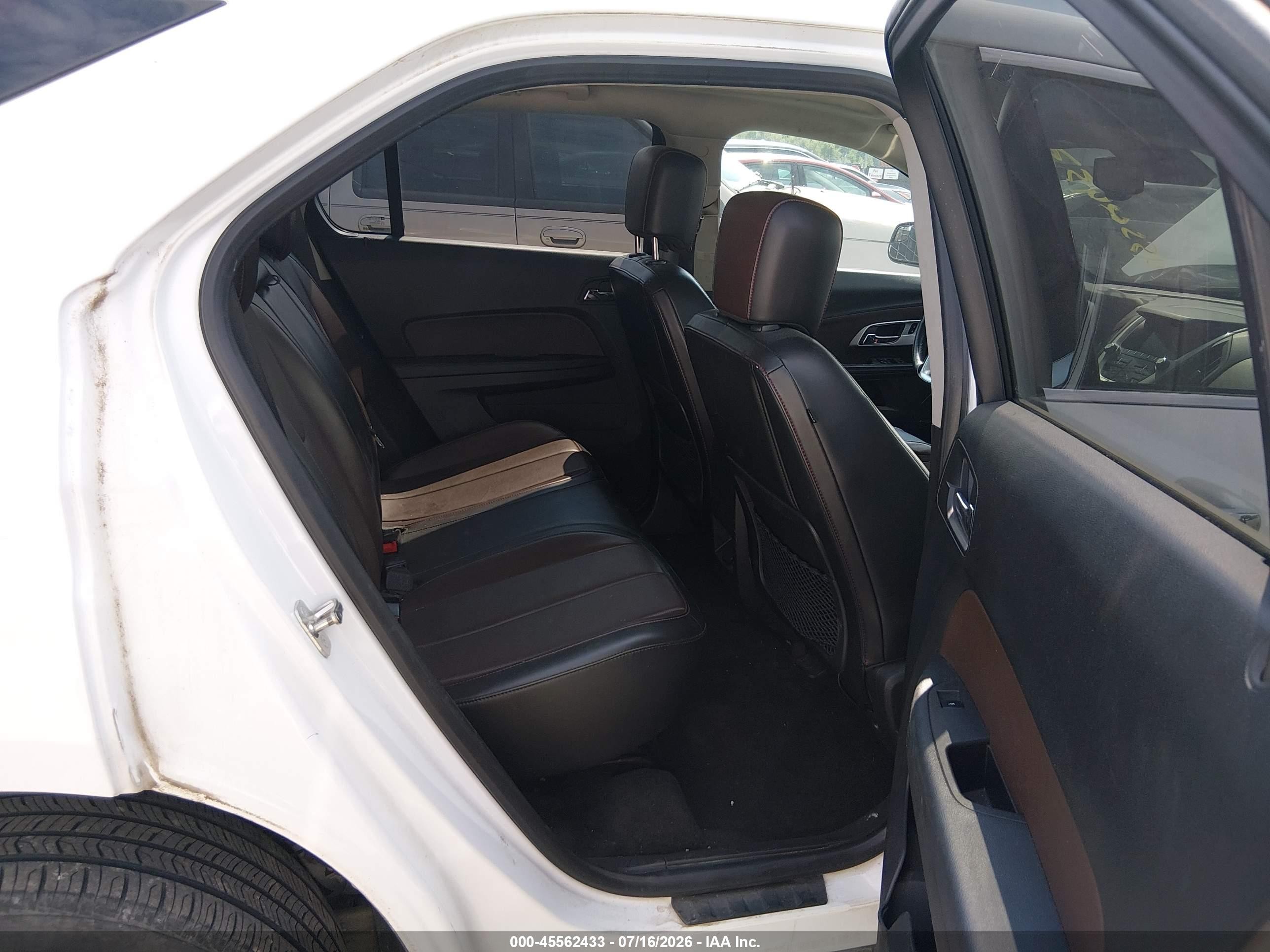 2012 Chevrolet Equinox Ltz Белый vin: 2GNALFEK5C1235535