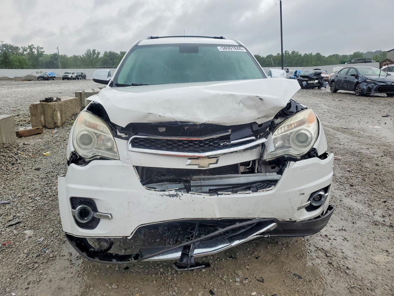 2012 Chevrolet Equinox Ltz White vin: 2GNALFEK5C1275436