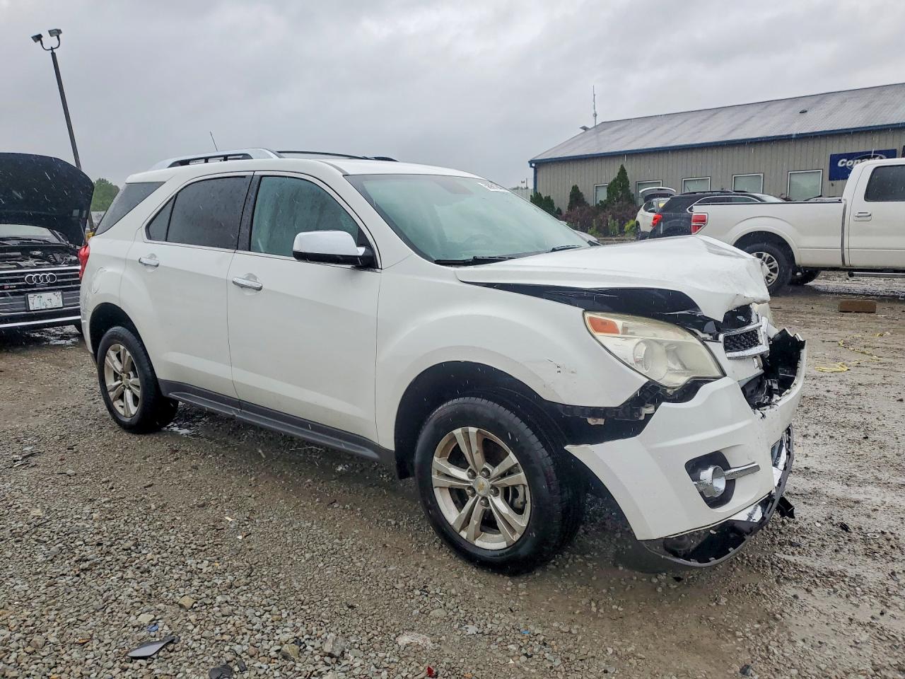 2012 Chevrolet Equinox Ltz White vin: 2GNALFEK5C1275436