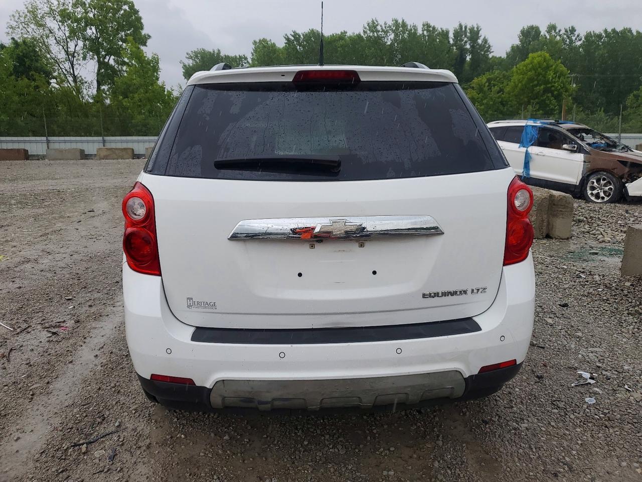 2012 Chevrolet Equinox Ltz White vin: 2GNALFEK5C1275436