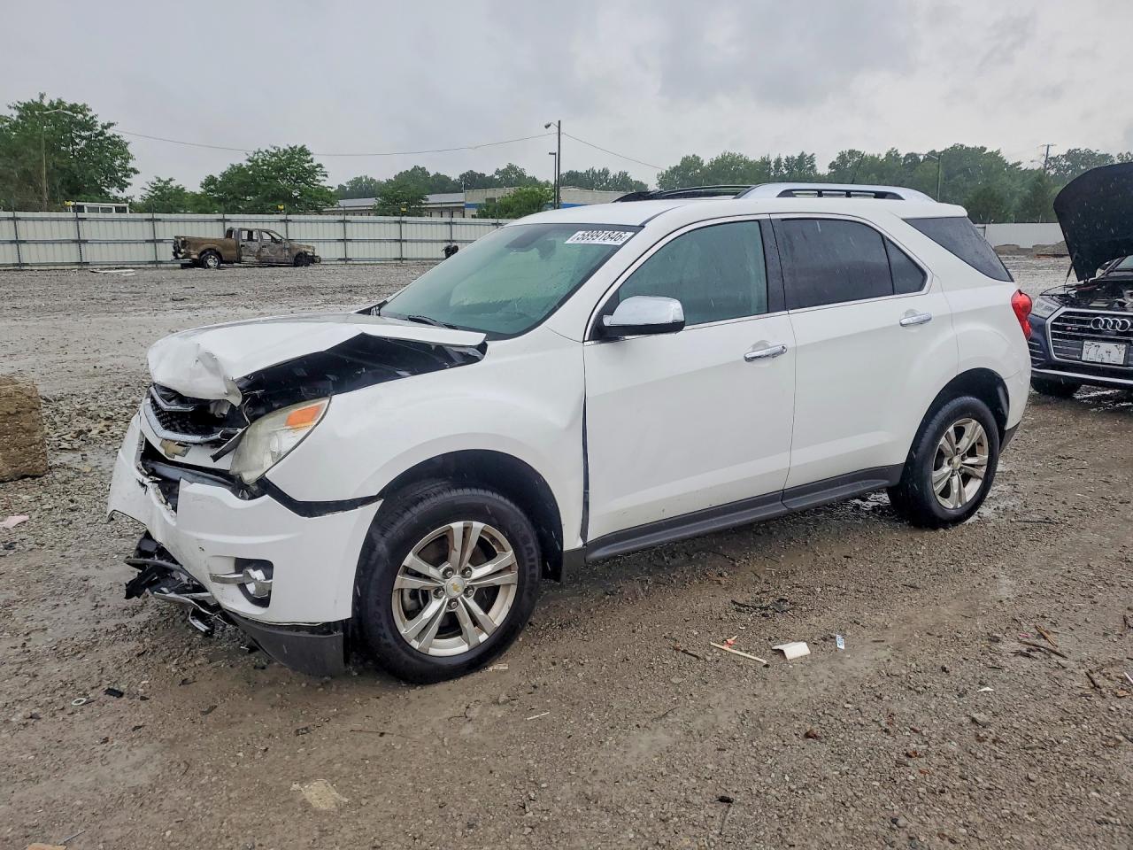 2012 Chevrolet Equinox Ltz White vin: 2GNALFEK5C1275436