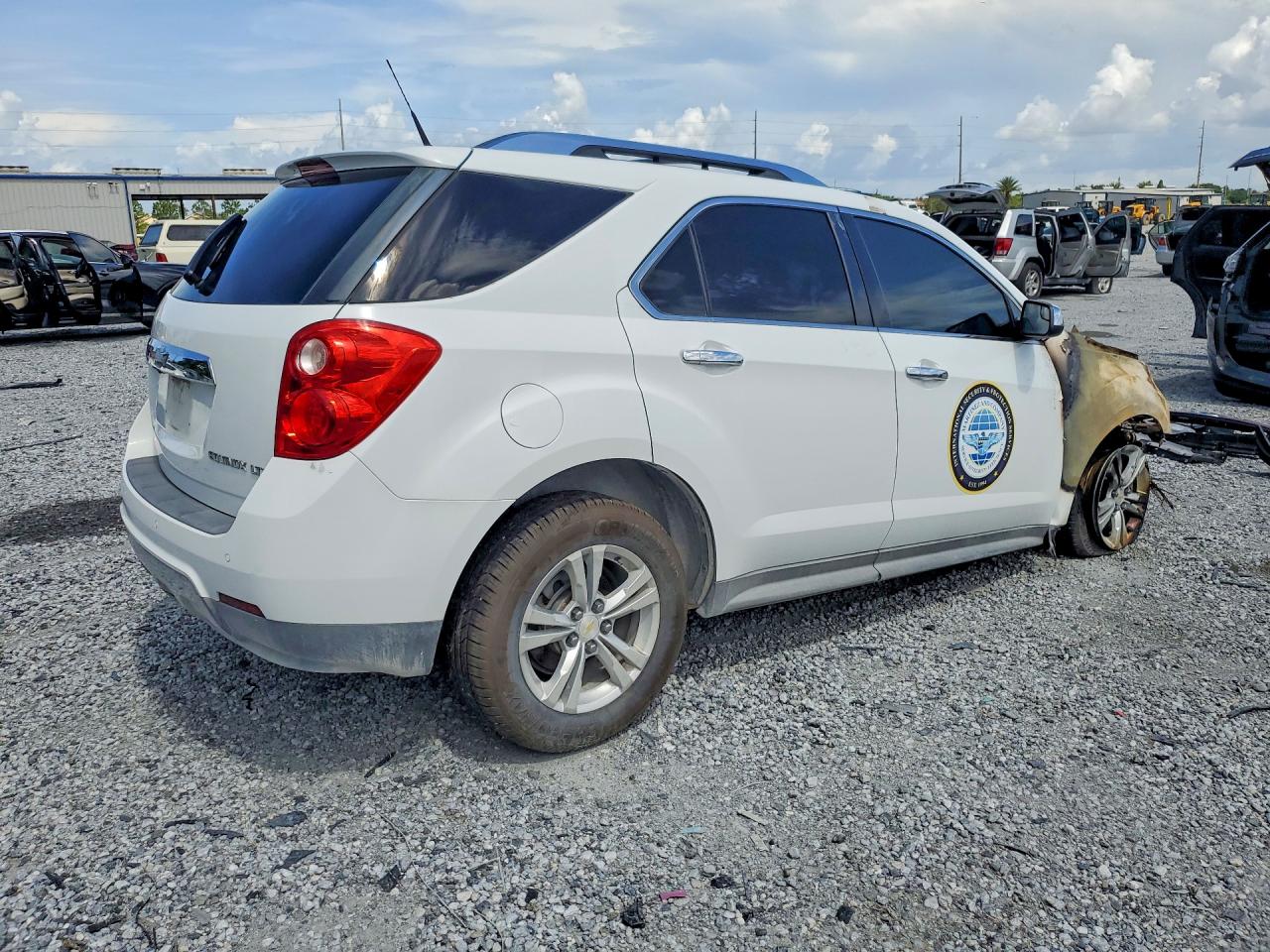 2012 Chevrolet Equinox Ltz Белый vin: 2GNALFEK5C6348551