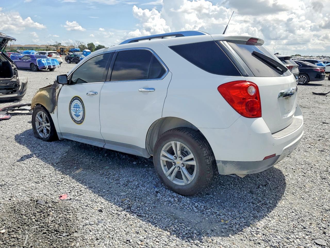 2012 Chevrolet Equinox Ltz Белый vin: 2GNALFEK5C6348551
