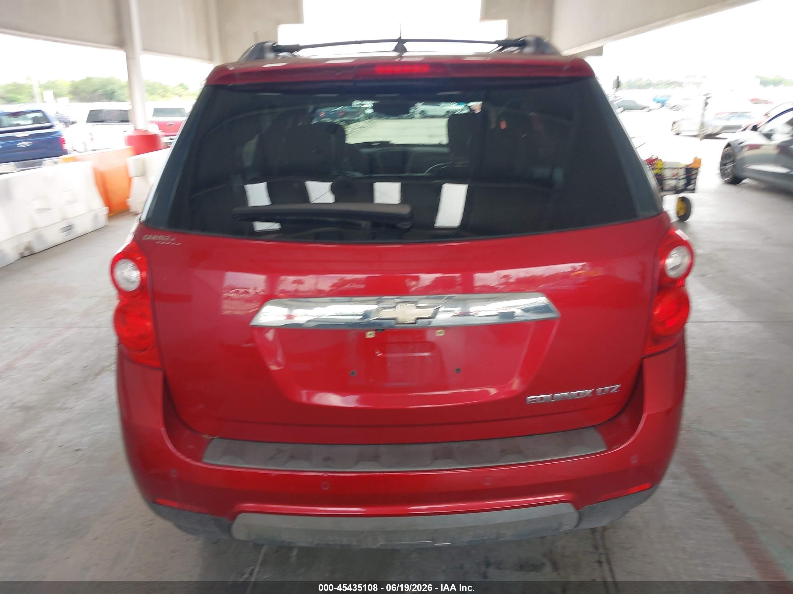 2013 Chevrolet Equinox Ltz Красный vin: 2GNALFEK5D1209650
