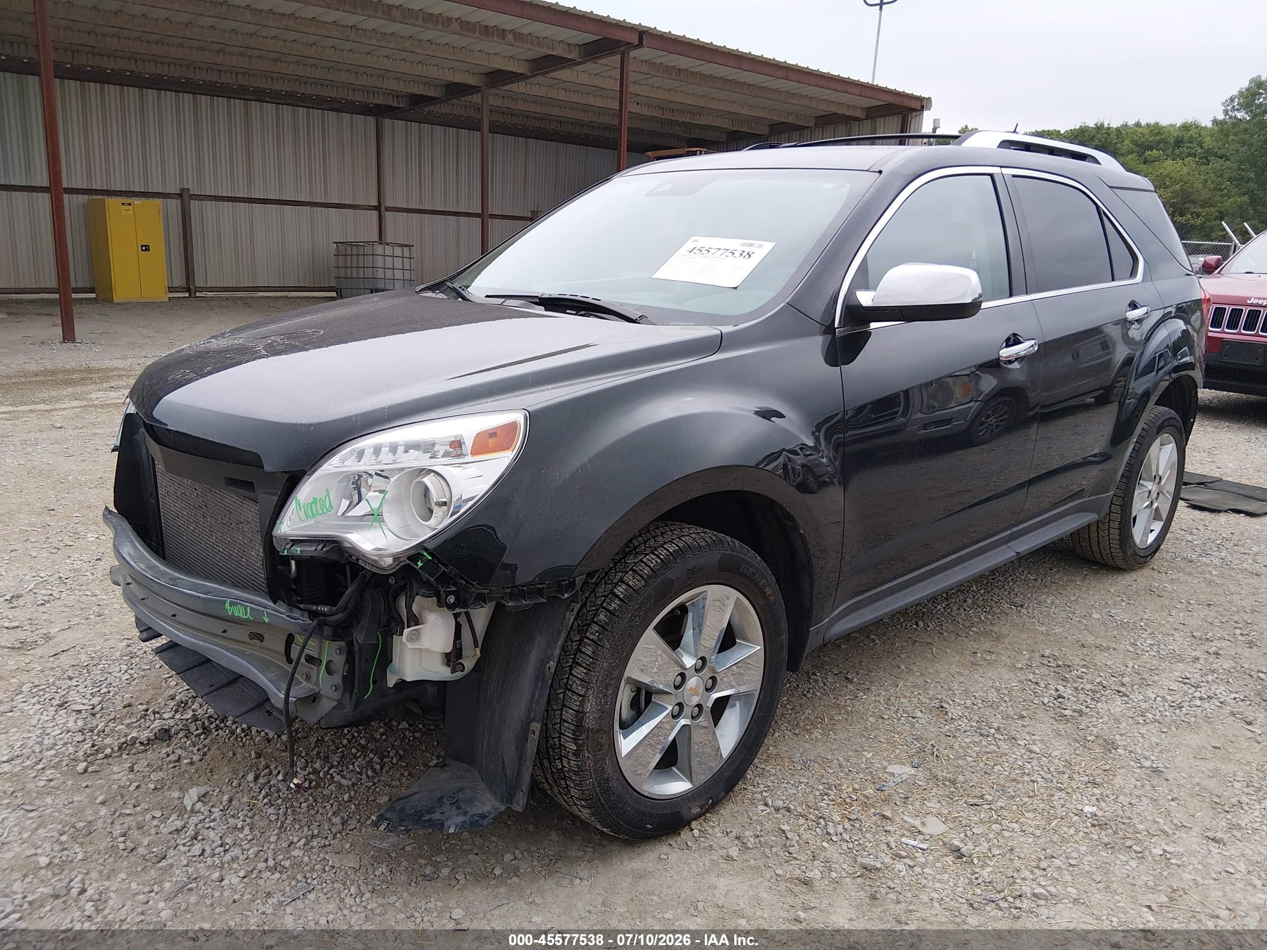 2013 Chevrolet Equinox Ltz Black vin: 2GNALFEK5D6250718