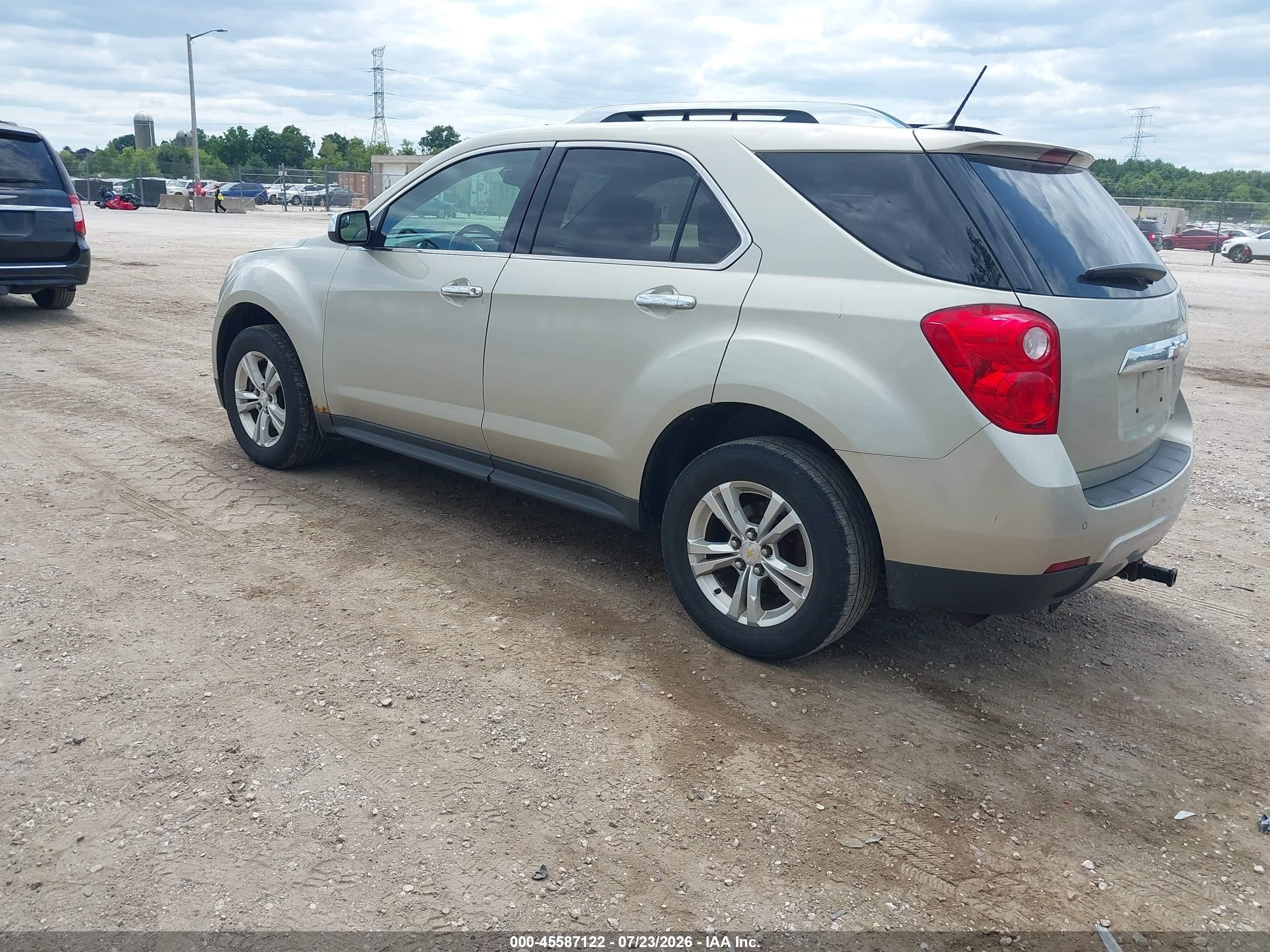 2013 Chevrolet Equinox Ltz Tan vin: 2GNALFEK5D6414422
