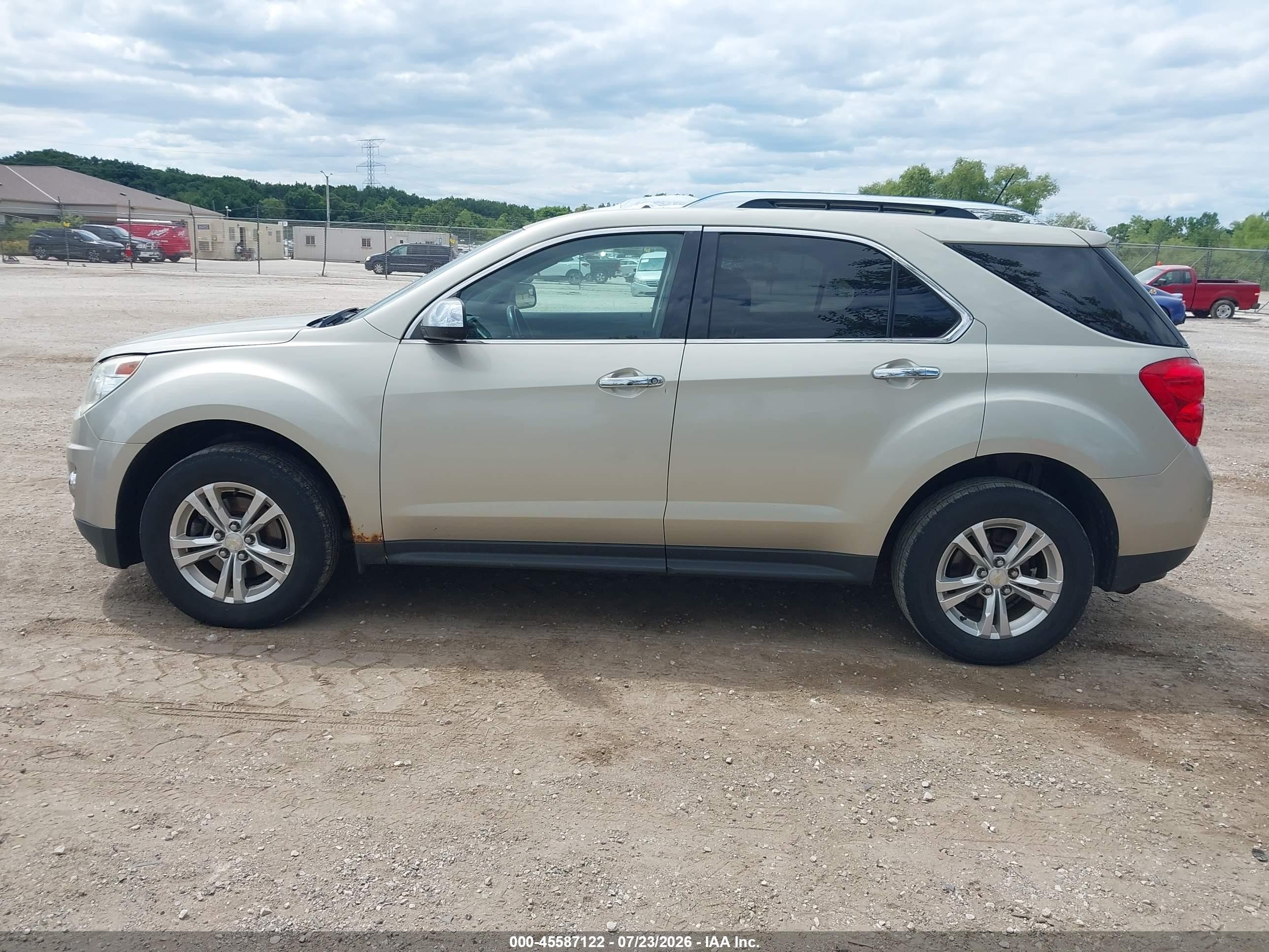 2013 Chevrolet Equinox Ltz Tan vin: 2GNALFEK5D6414422