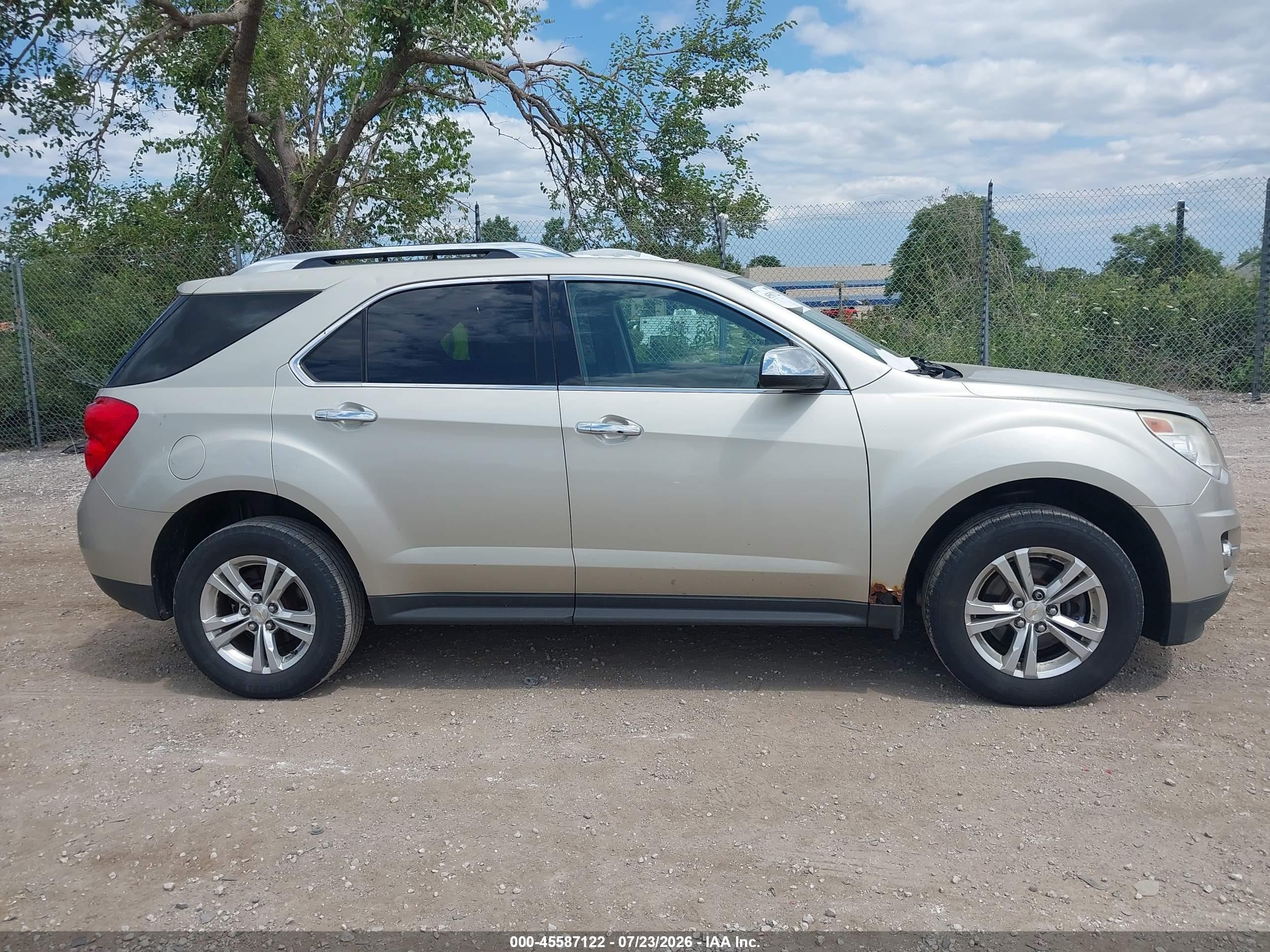 2013 Chevrolet Equinox Ltz Tan vin: 2GNALFEK5D6414422