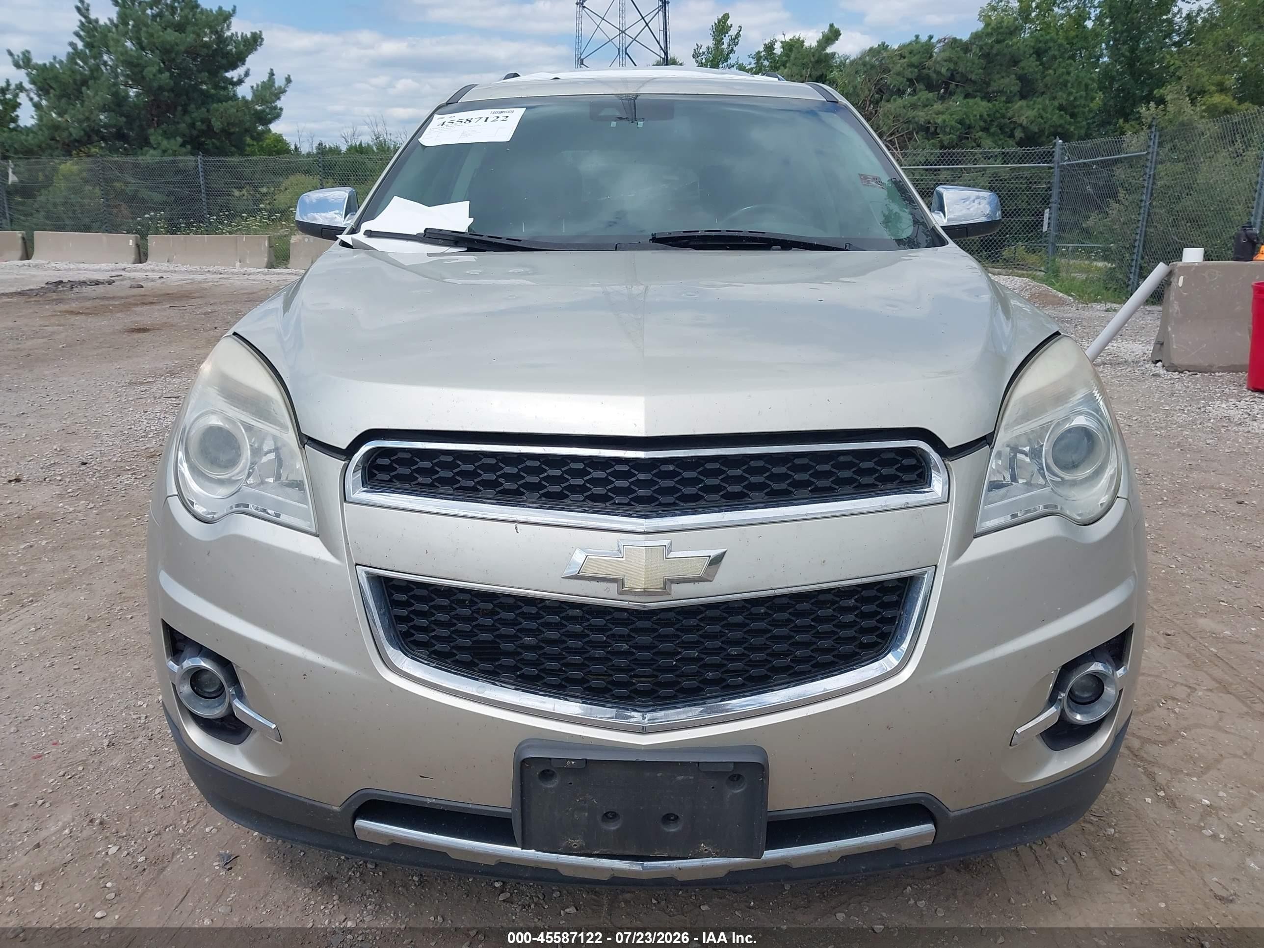 2013 Chevrolet Equinox Ltz Tan vin: 2GNALFEK5D6414422