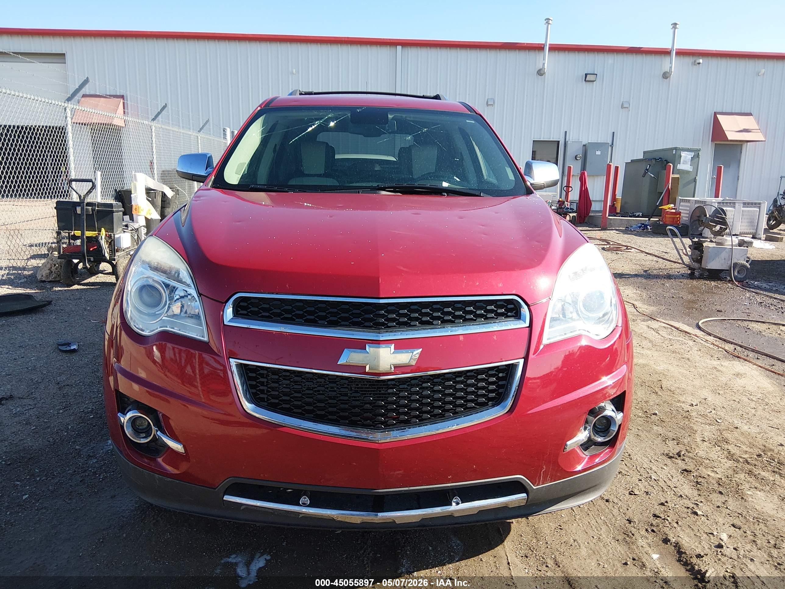 2012 Chevrolet Equinox Ltz Red vin: 2GNALFEK6C1338995
