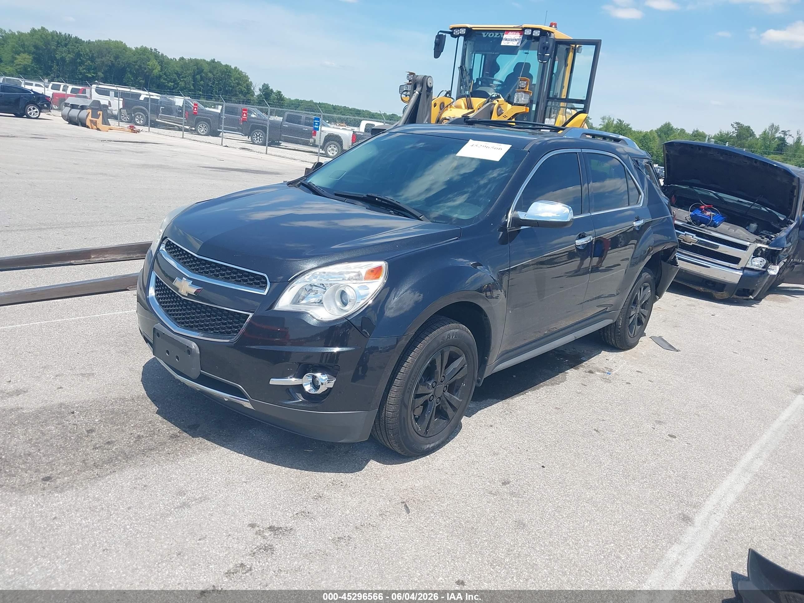 2013 Chevrolet Equinox Ltz Black vin: 2GNALFEK6D6149638