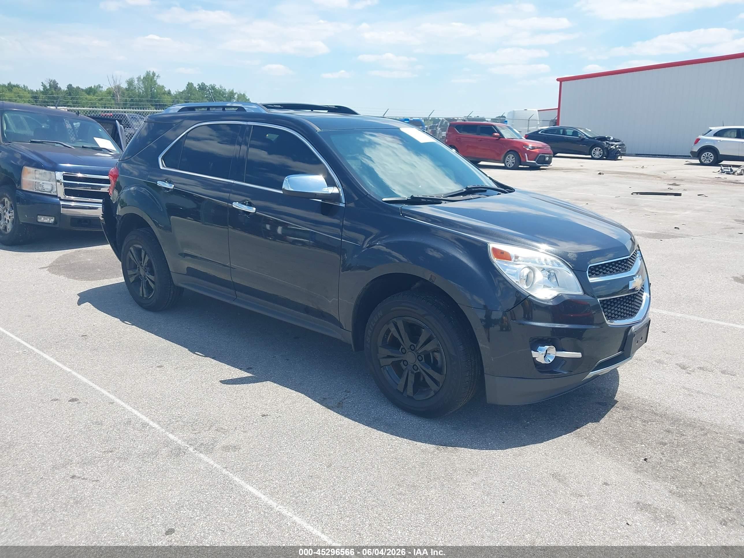 2013 Chevrolet Equinox Ltz Black vin: 2GNALFEK6D6149638