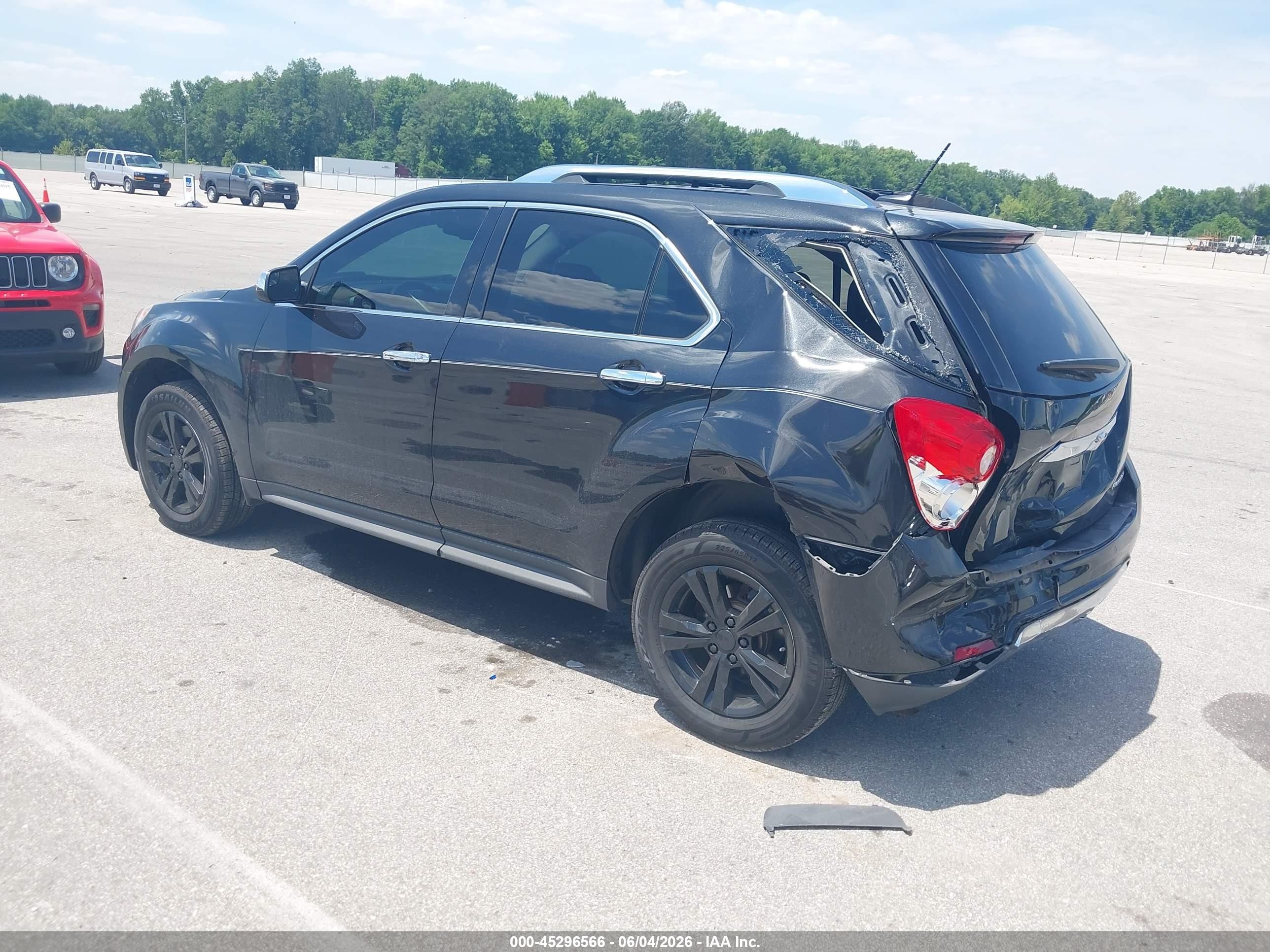 2013 Chevrolet Equinox Ltz Black vin: 2GNALFEK6D6149638