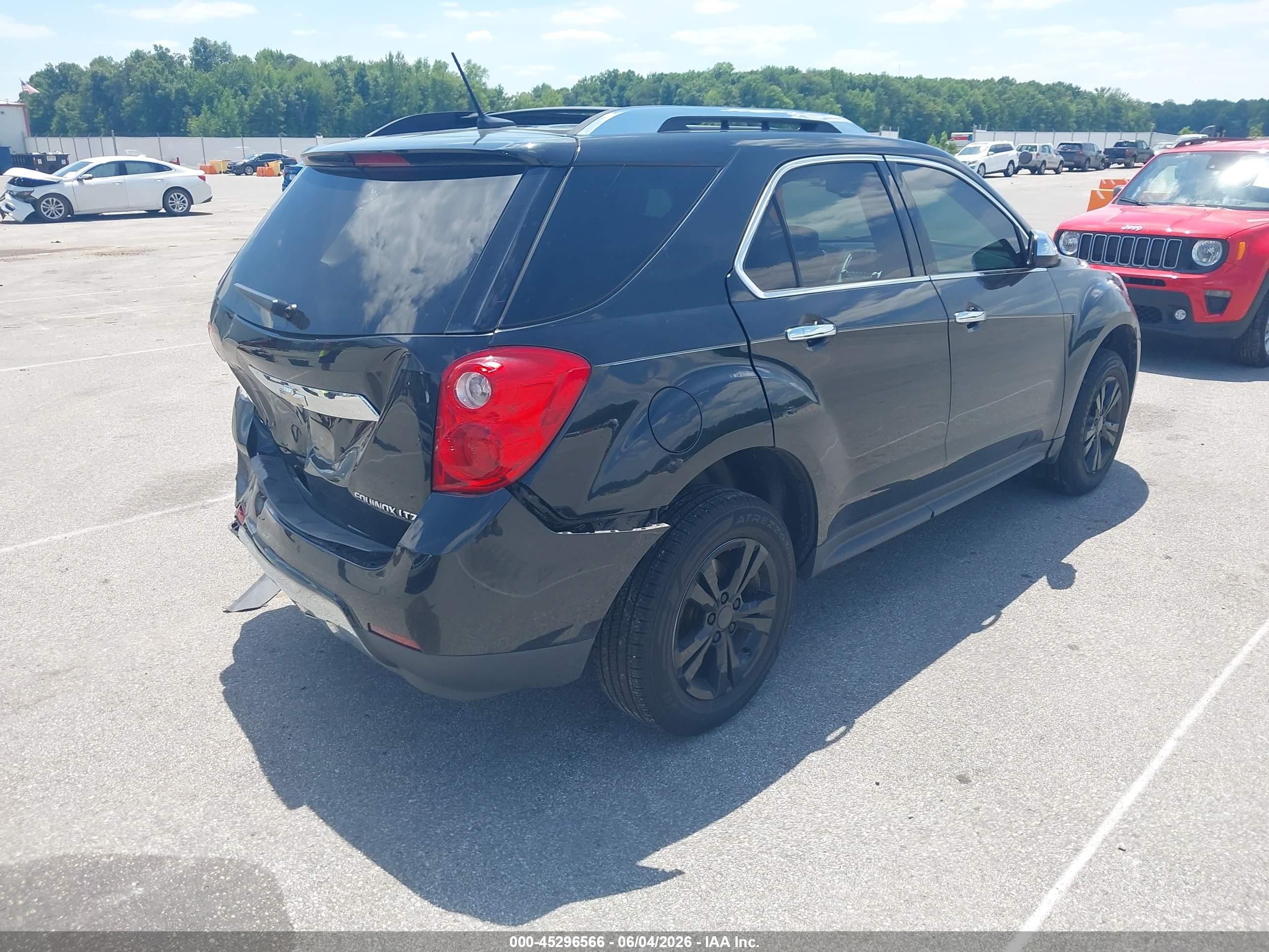 2013 Chevrolet Equinox Ltz Black vin: 2GNALFEK6D6149638