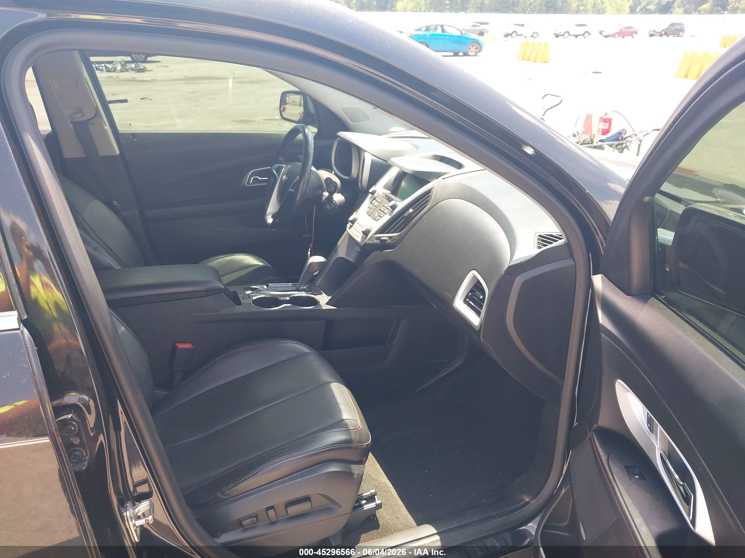 2013 Chevrolet Equinox Ltz Black vin: 2GNALFEK6D6149638