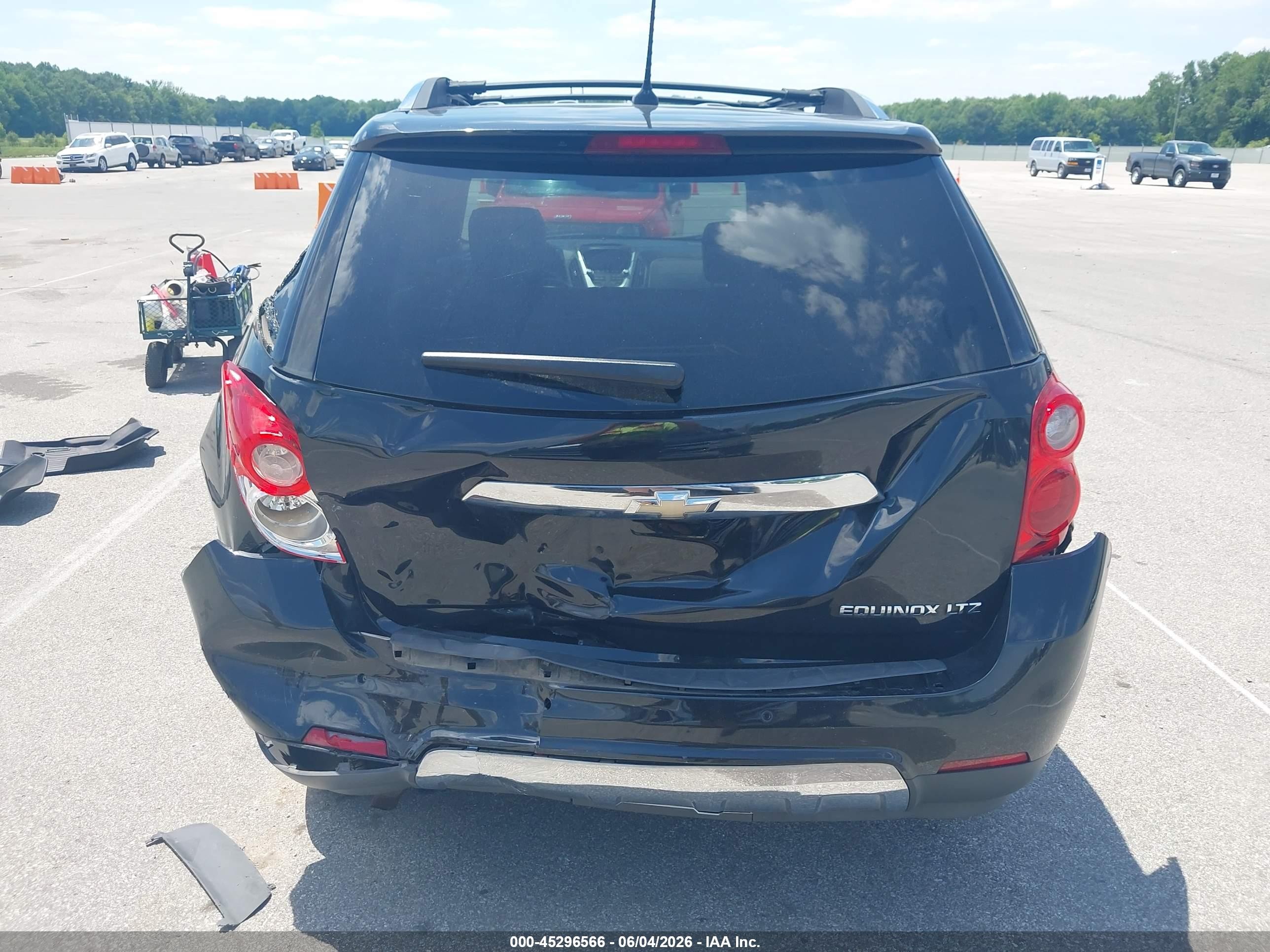 2013 Chevrolet Equinox Ltz Black vin: 2GNALFEK6D6149638