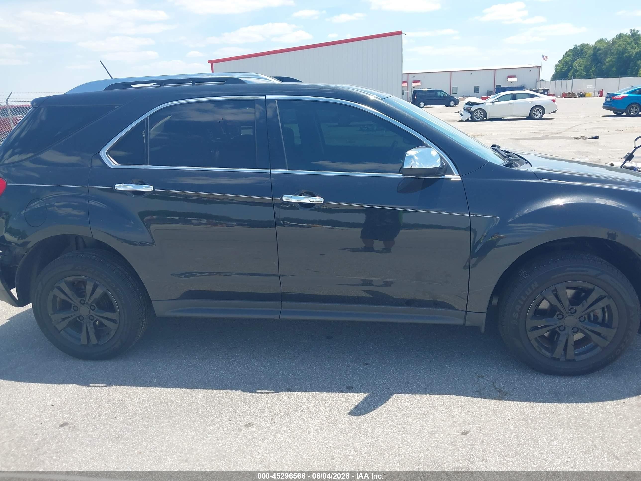 2013 Chevrolet Equinox Ltz Black vin: 2GNALFEK6D6149638