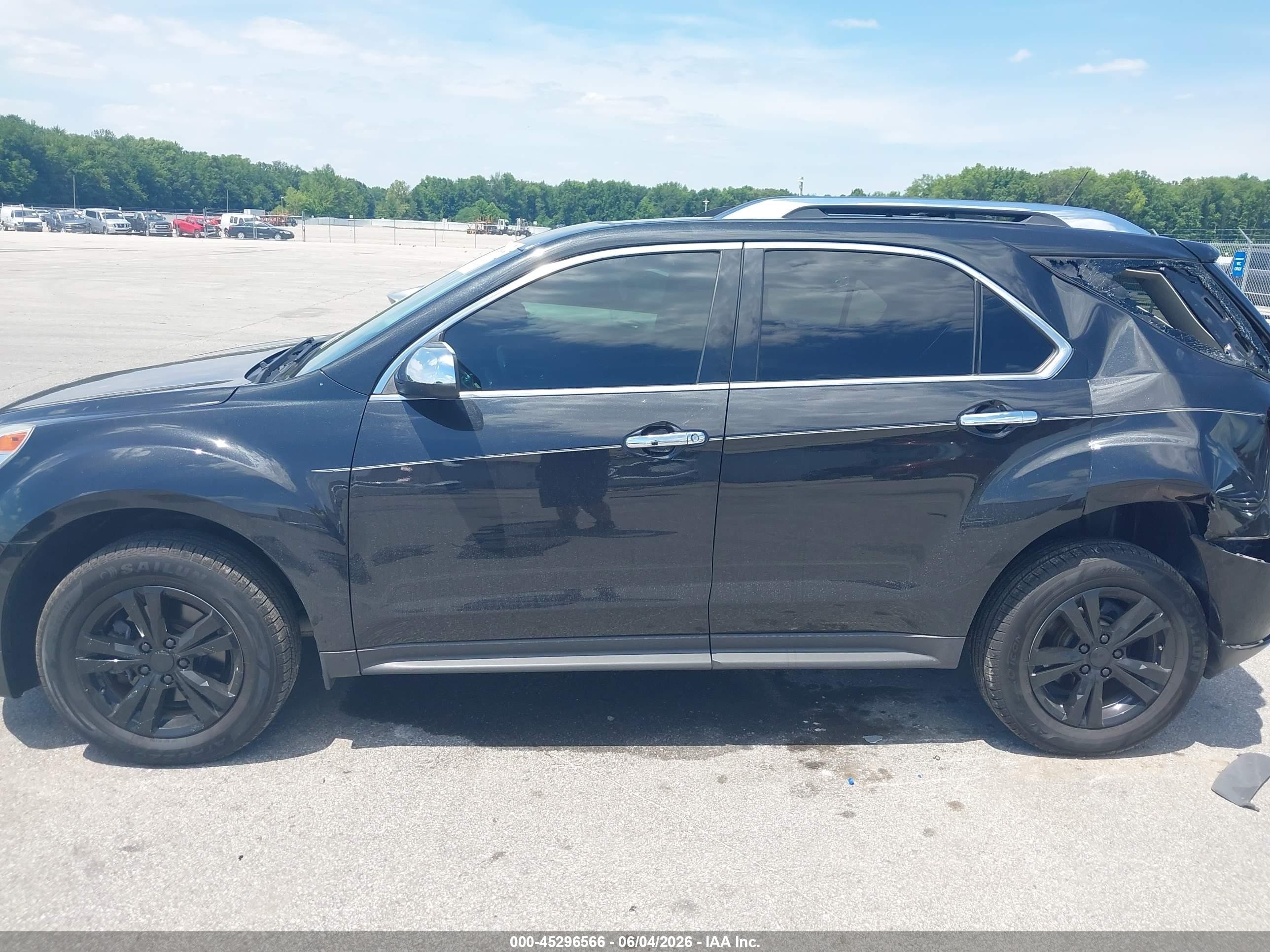 2013 Chevrolet Equinox Ltz Black vin: 2GNALFEK6D6149638