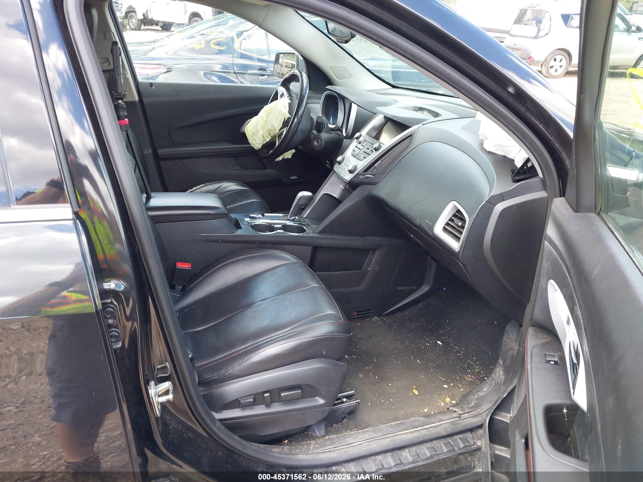 2013 Chevrolet Equinox Ltz Black vin: 2GNALFEK6D6168741