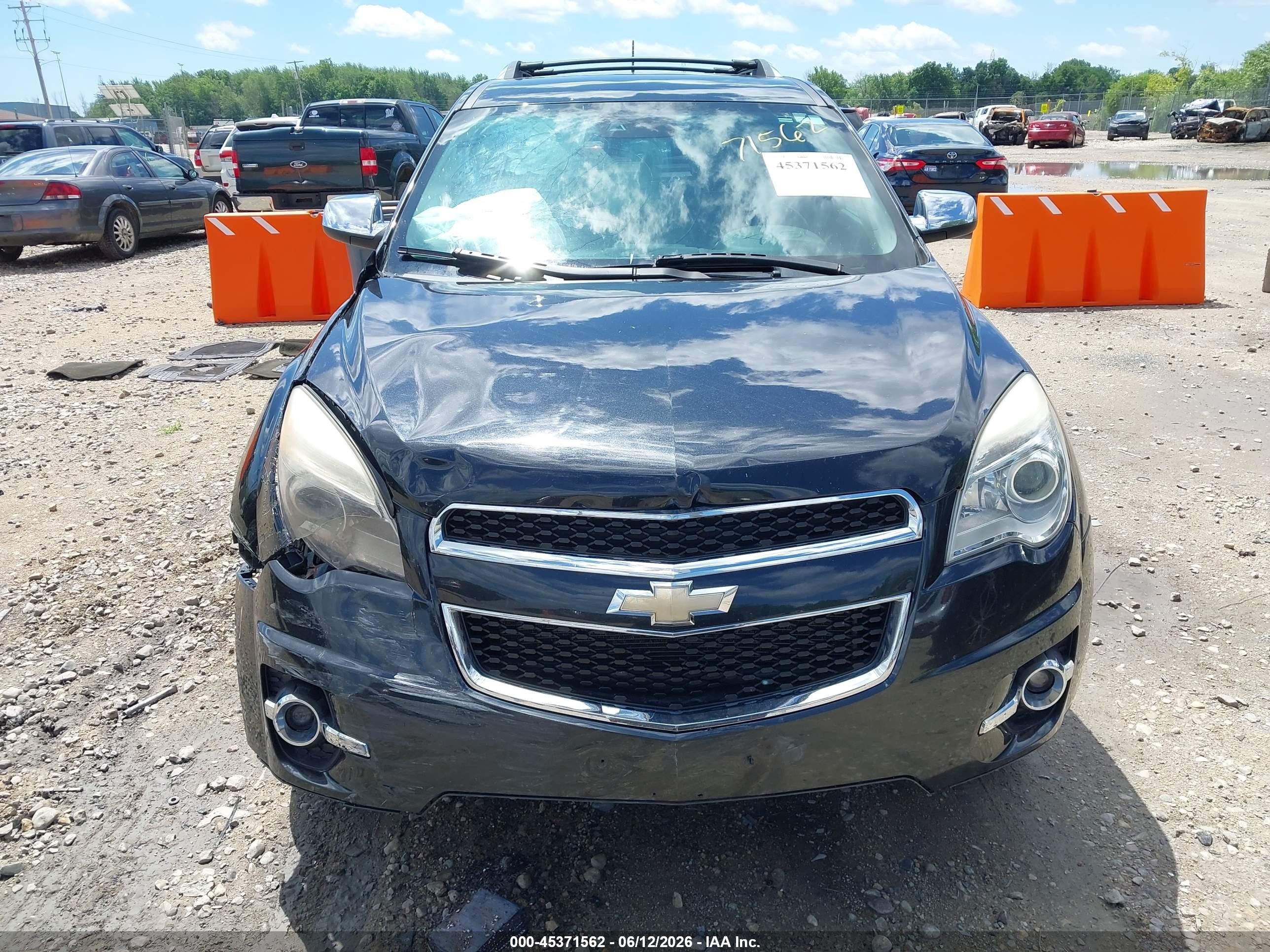 2013 Chevrolet Equinox Ltz Black vin: 2GNALFEK6D6168741