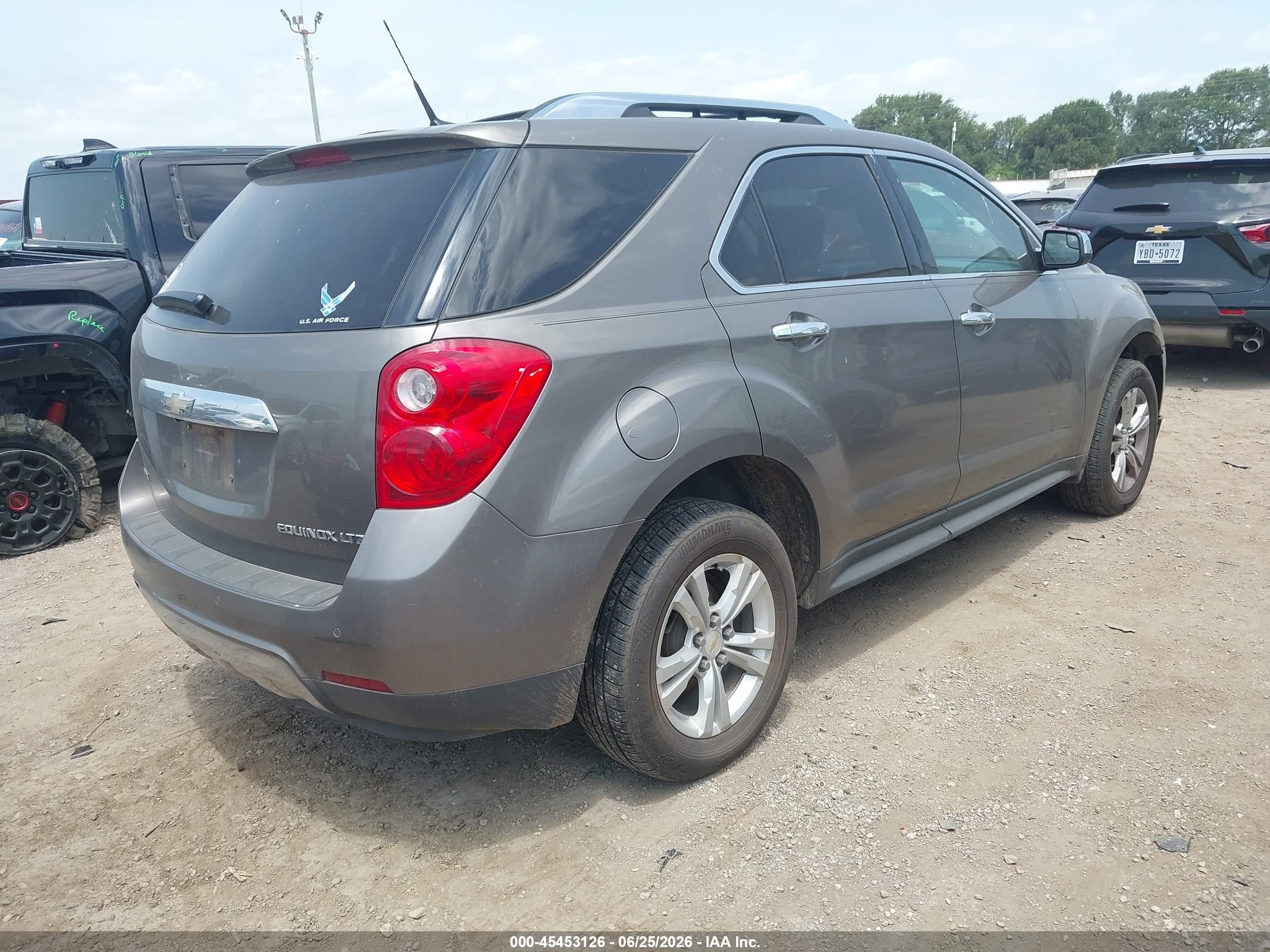 2012 Chevrolet Equinox Ltz Beige vin: 2GNALFEK7C6230453