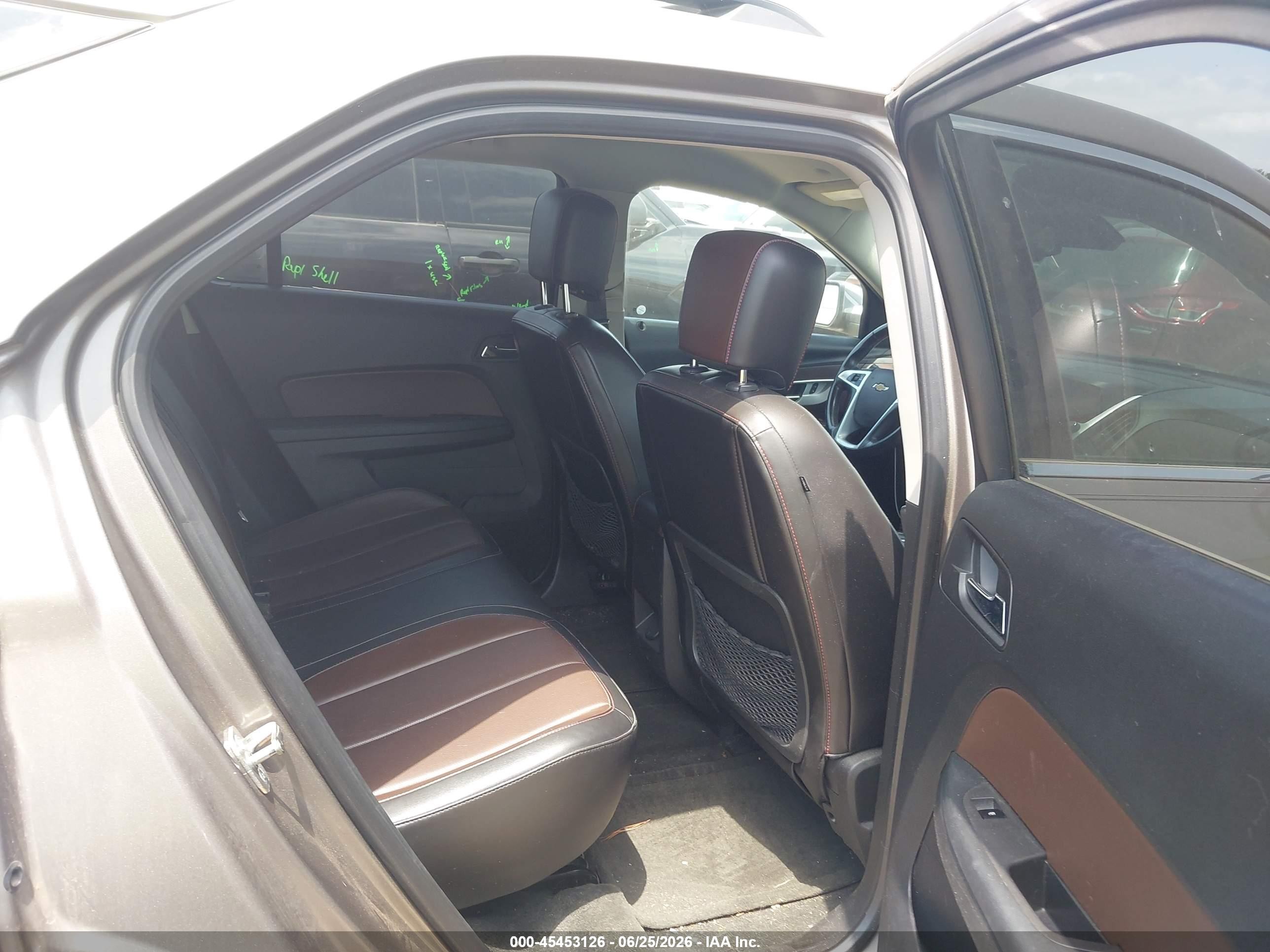 2012 Chevrolet Equinox Ltz Beige vin: 2GNALFEK7C6230453