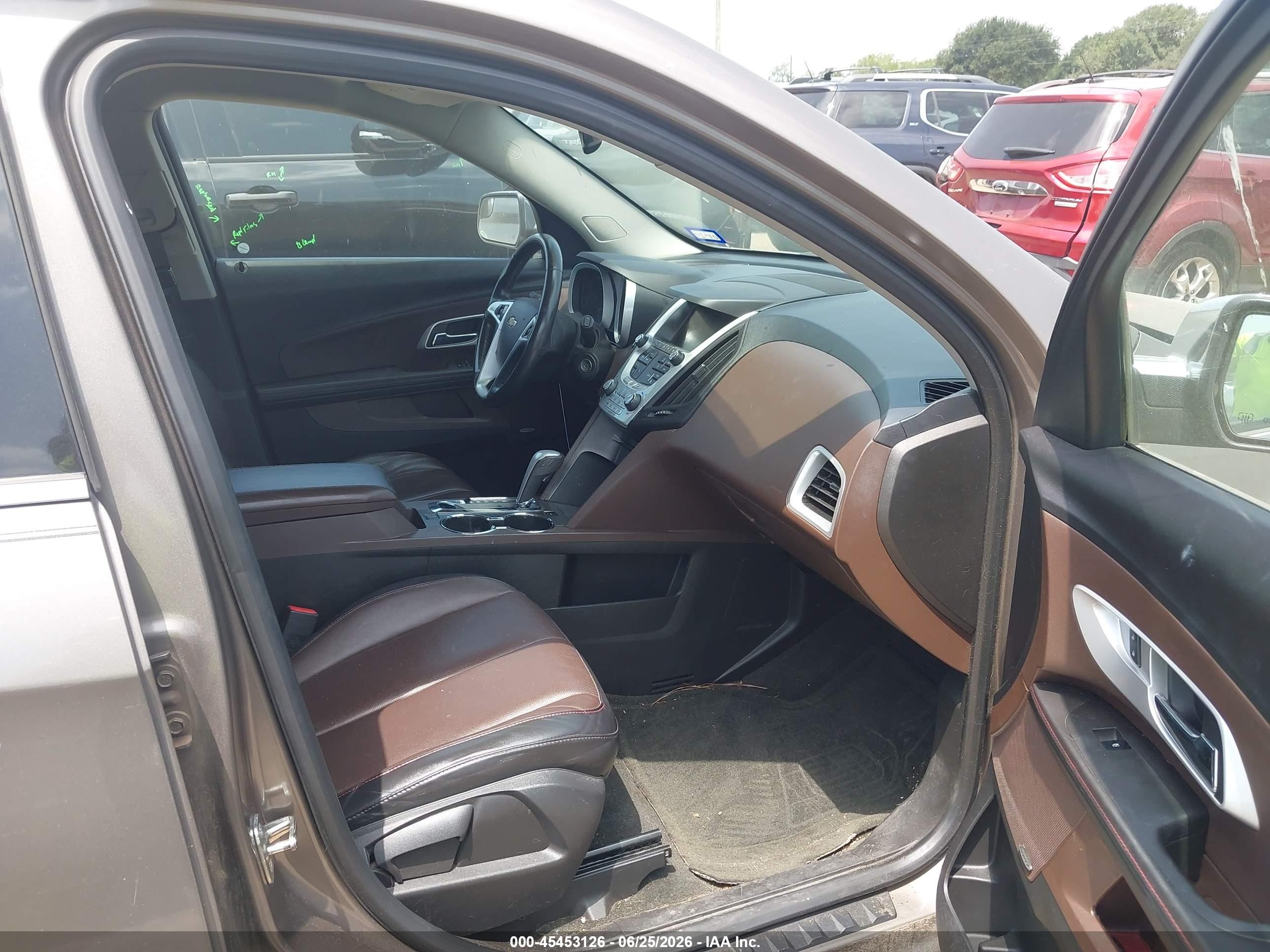 2012 Chevrolet Equinox Ltz Beige vin: 2GNALFEK7C6230453