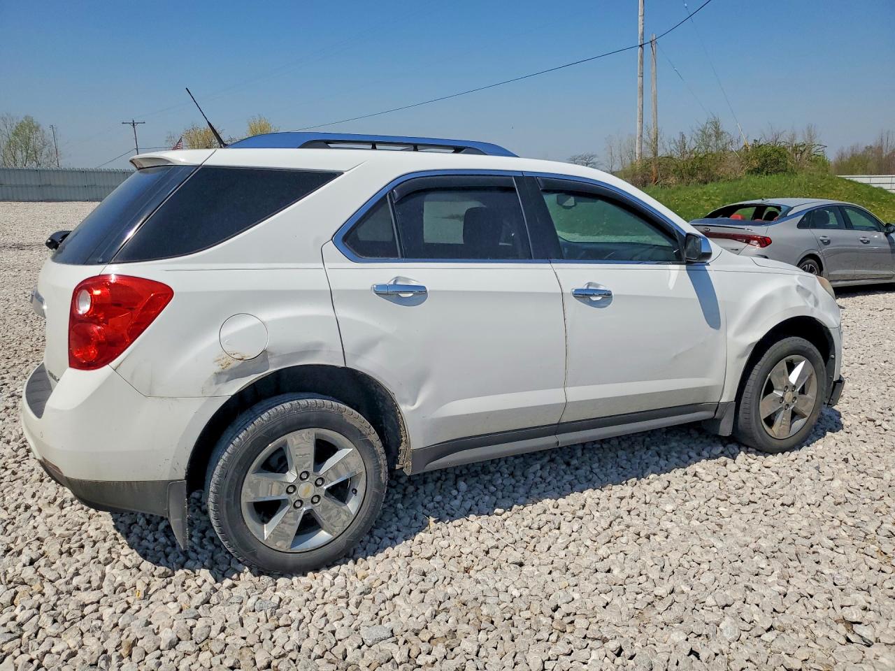 2012 Chevrolet Equinox Ltz White vin: 2GNALFEK8C1154335