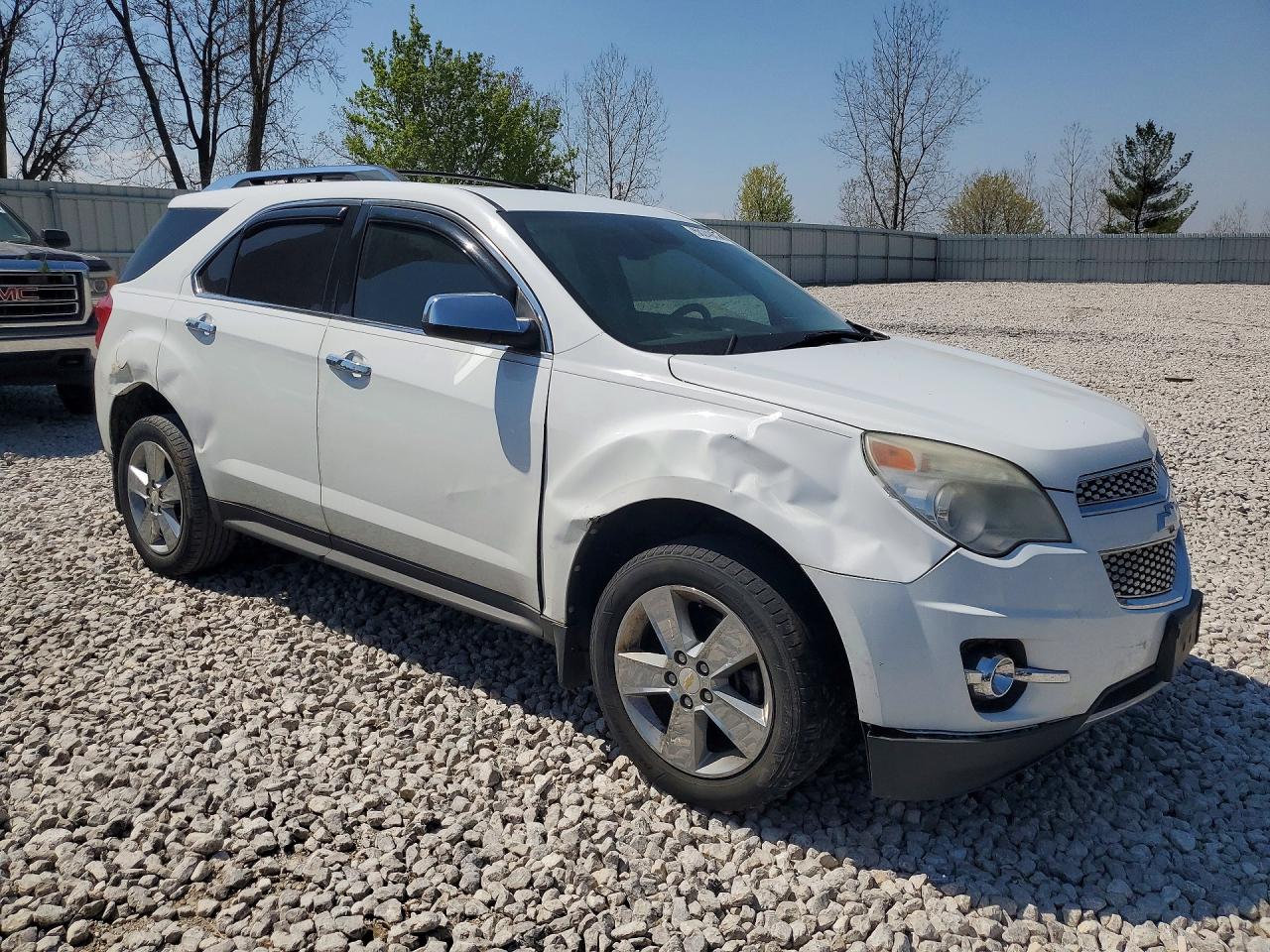 2012 Chevrolet Equinox Ltz White vin: 2GNALFEK8C1154335