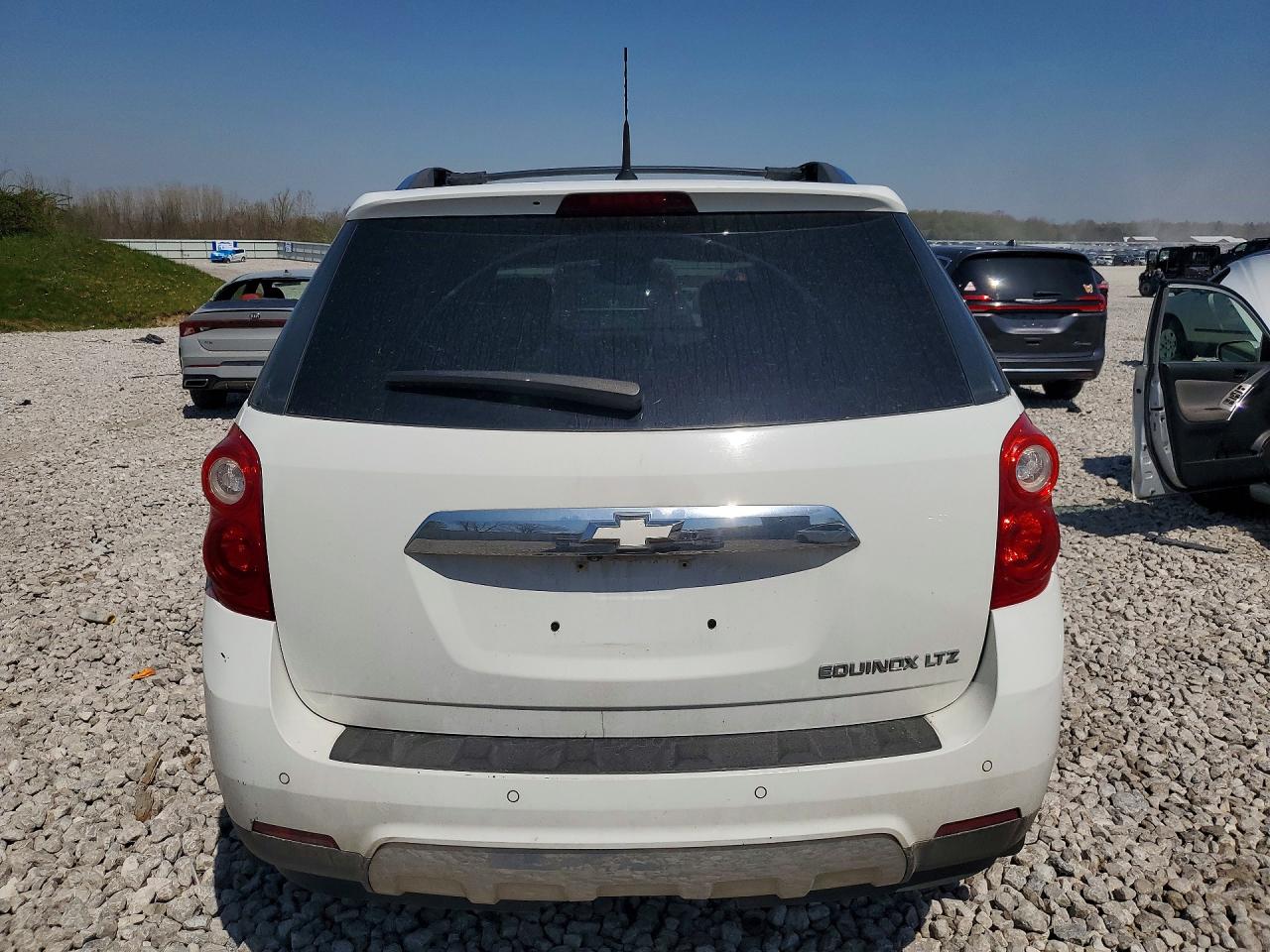 2012 Chevrolet Equinox Ltz White vin: 2GNALFEK8C1154335
