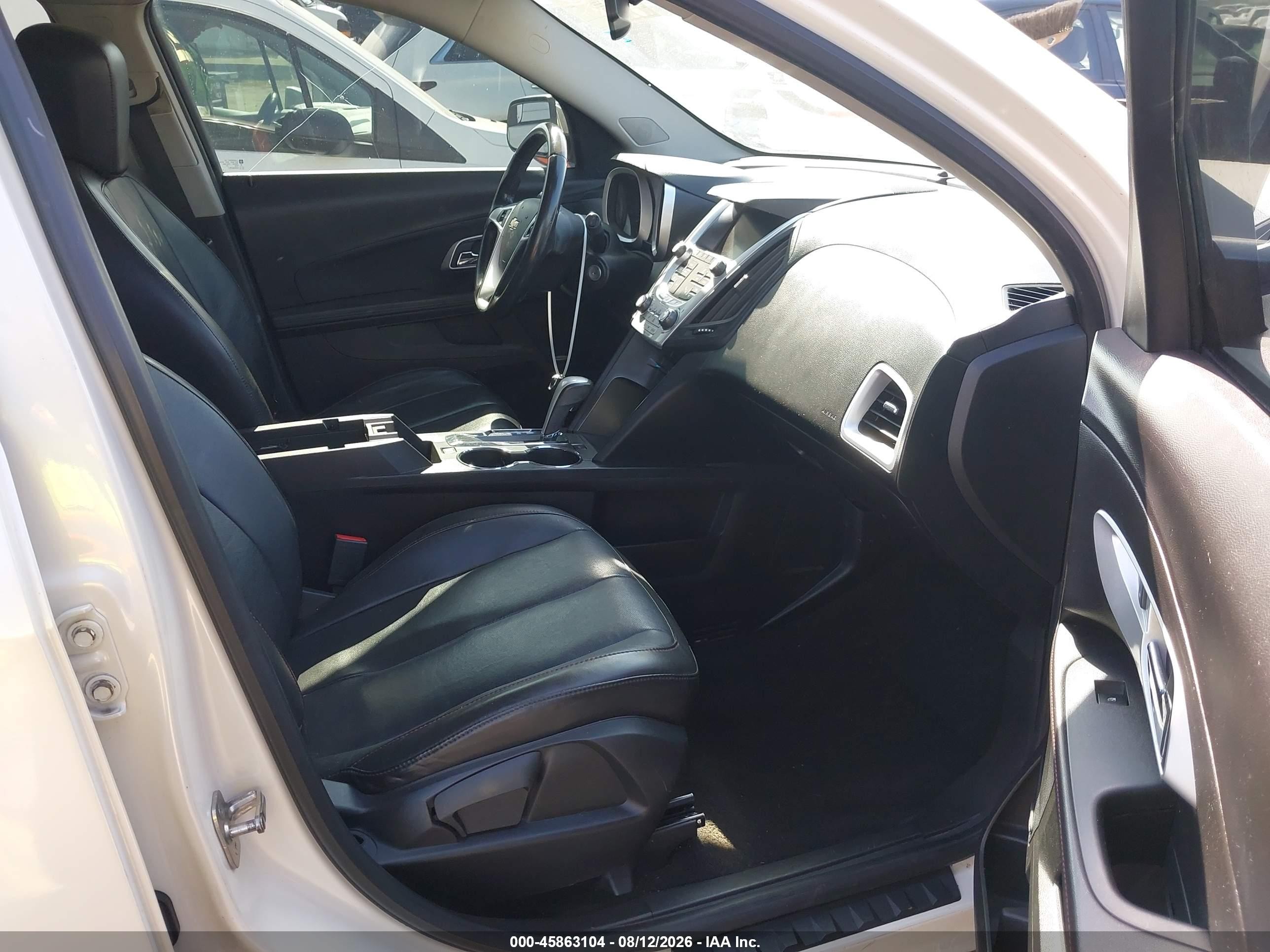 2012 Chevrolet Equinox Ltz White vin: 2GNALFEK8C1300944