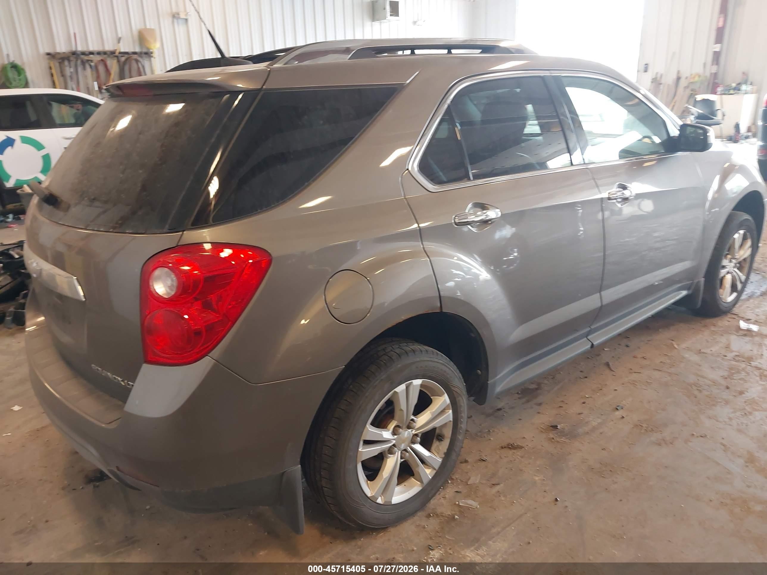 2012 Chevrolet Equinox Ltz Dark Brown vin: 2GNALFEK8C6271206