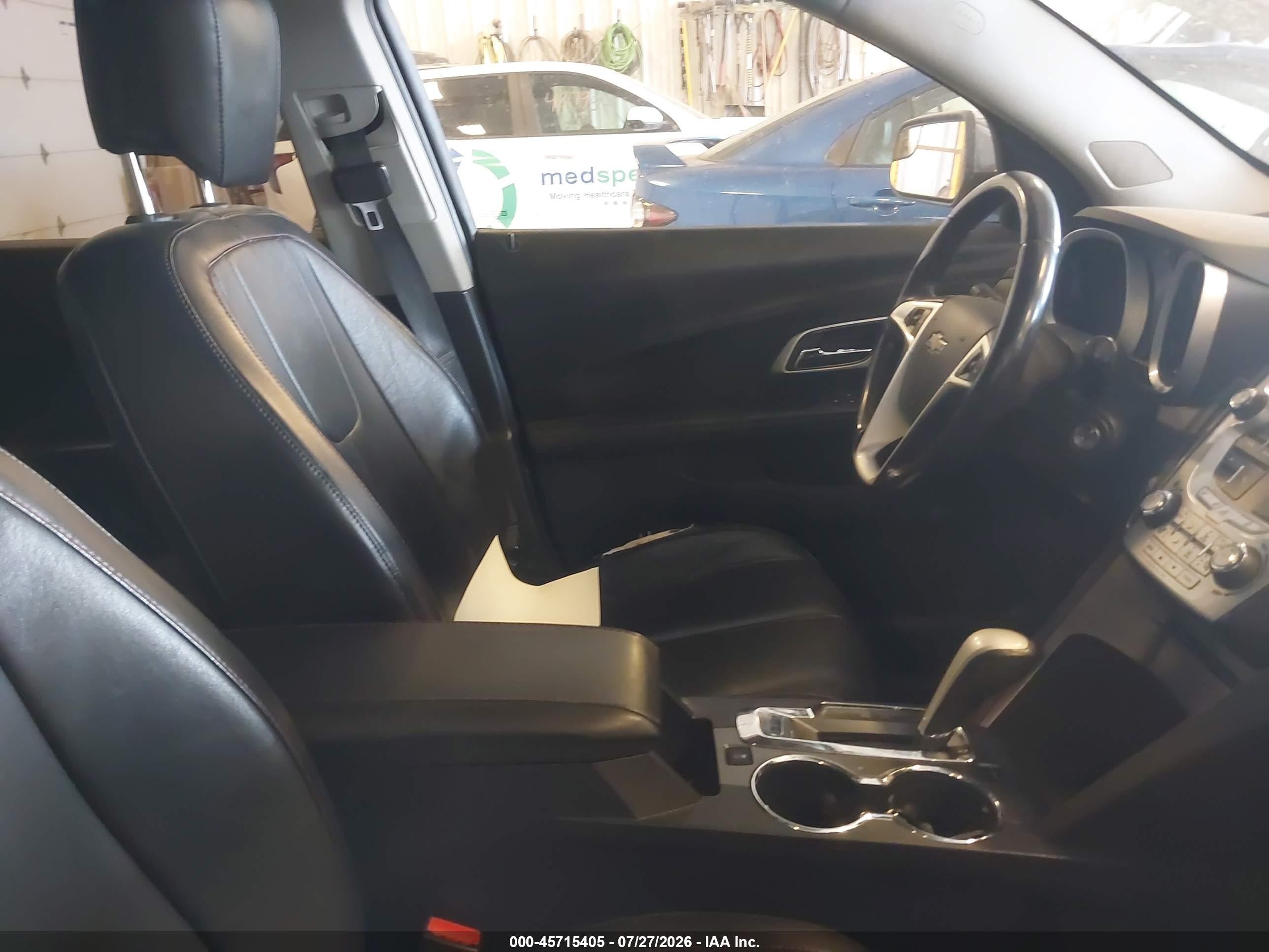 2012 Chevrolet Equinox Ltz Dark Brown vin: 2GNALFEK8C6271206