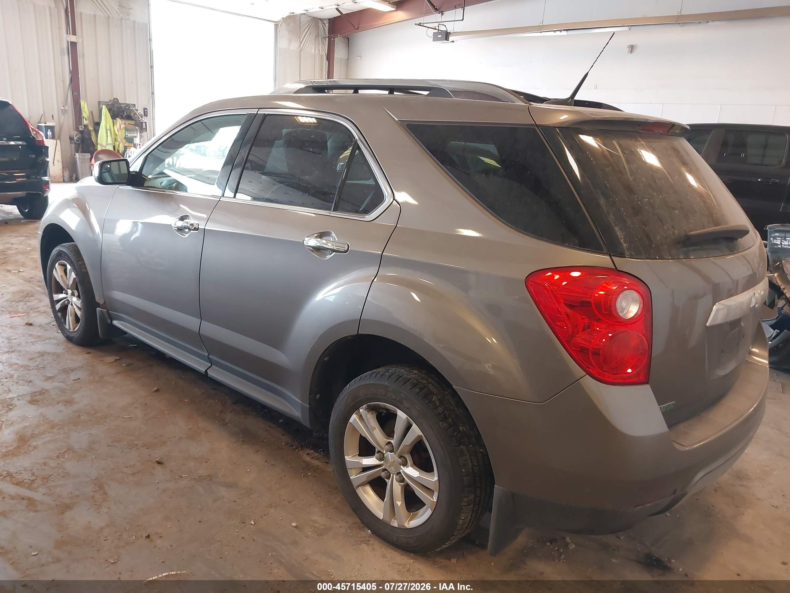 2012 Chevrolet Equinox Ltz Dark Brown vin: 2GNALFEK8C6271206