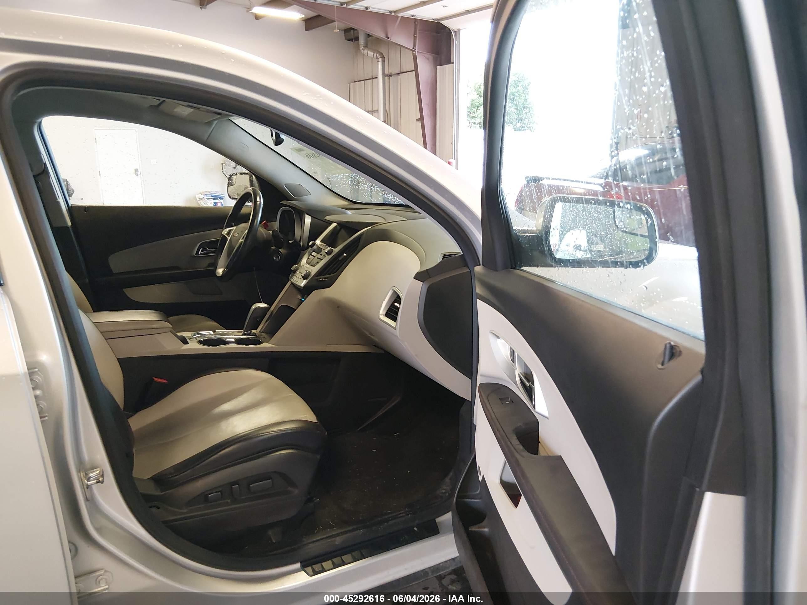 2013 Chevrolet Equinox Ltz Silver vin: 2GNALFEK8D1100034
