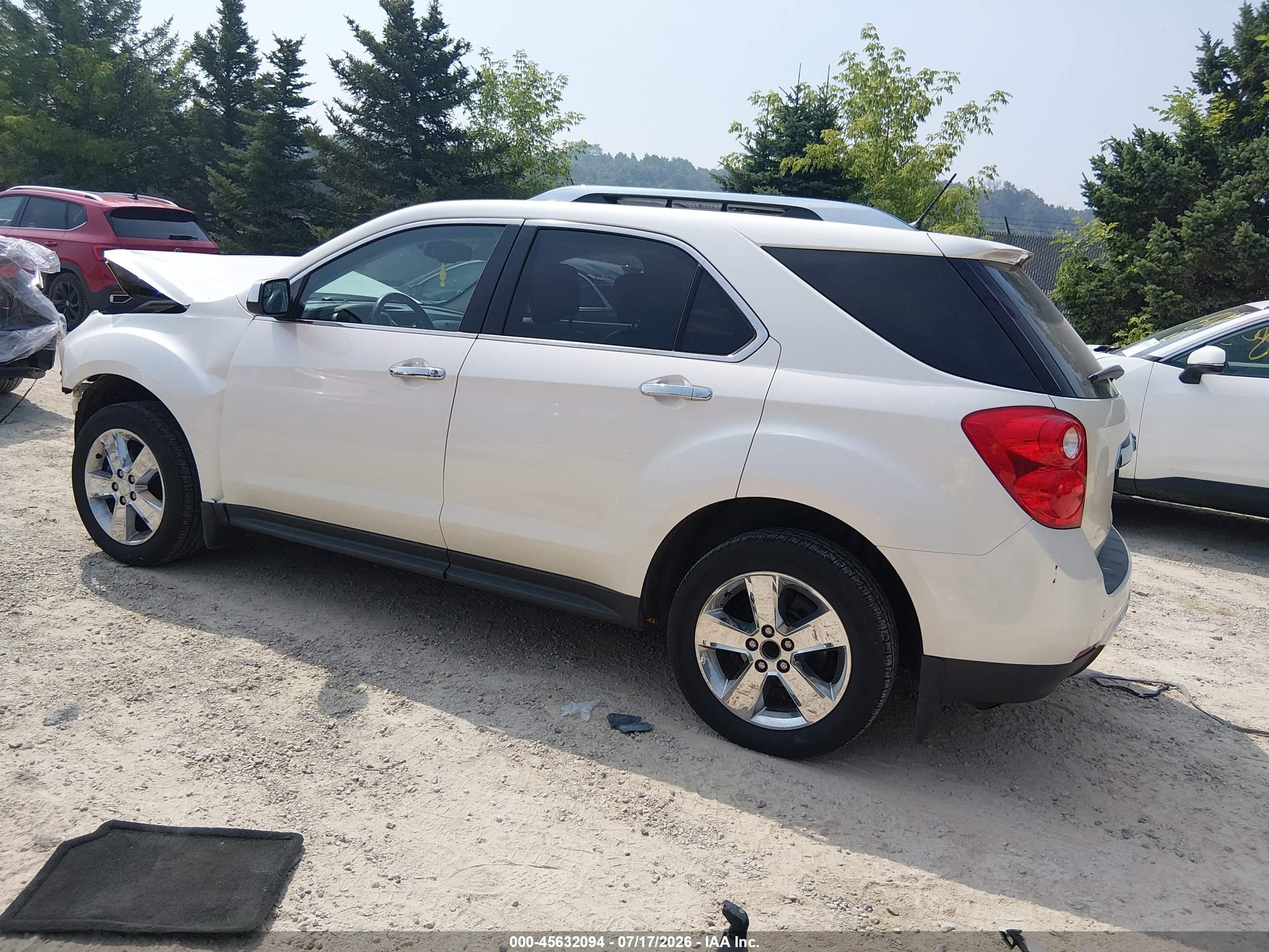 2013 Chevrolet Equinox Ltz Silver vin: 2GNALFEK8D1125614