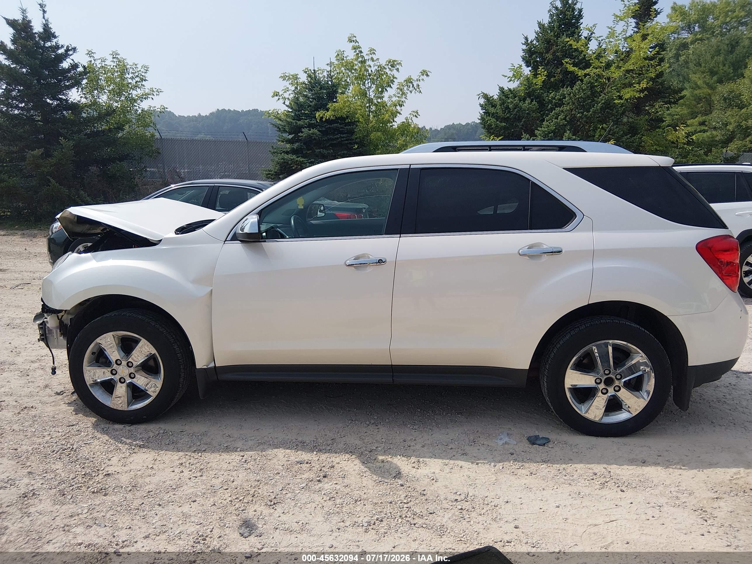 2013 Chevrolet Equinox Ltz Silver vin: 2GNALFEK8D1125614